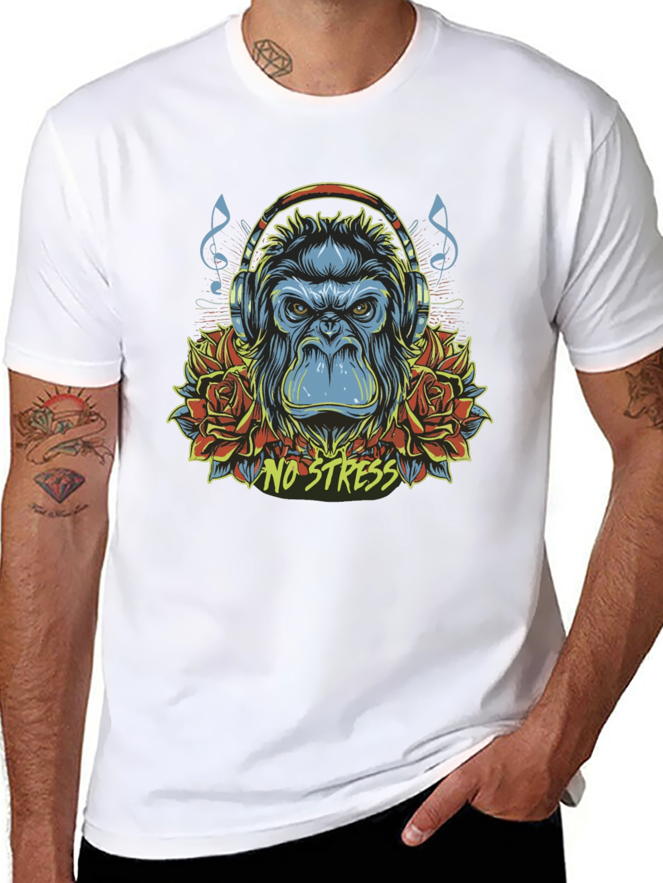 No Stress Gorilla T-Shirt
