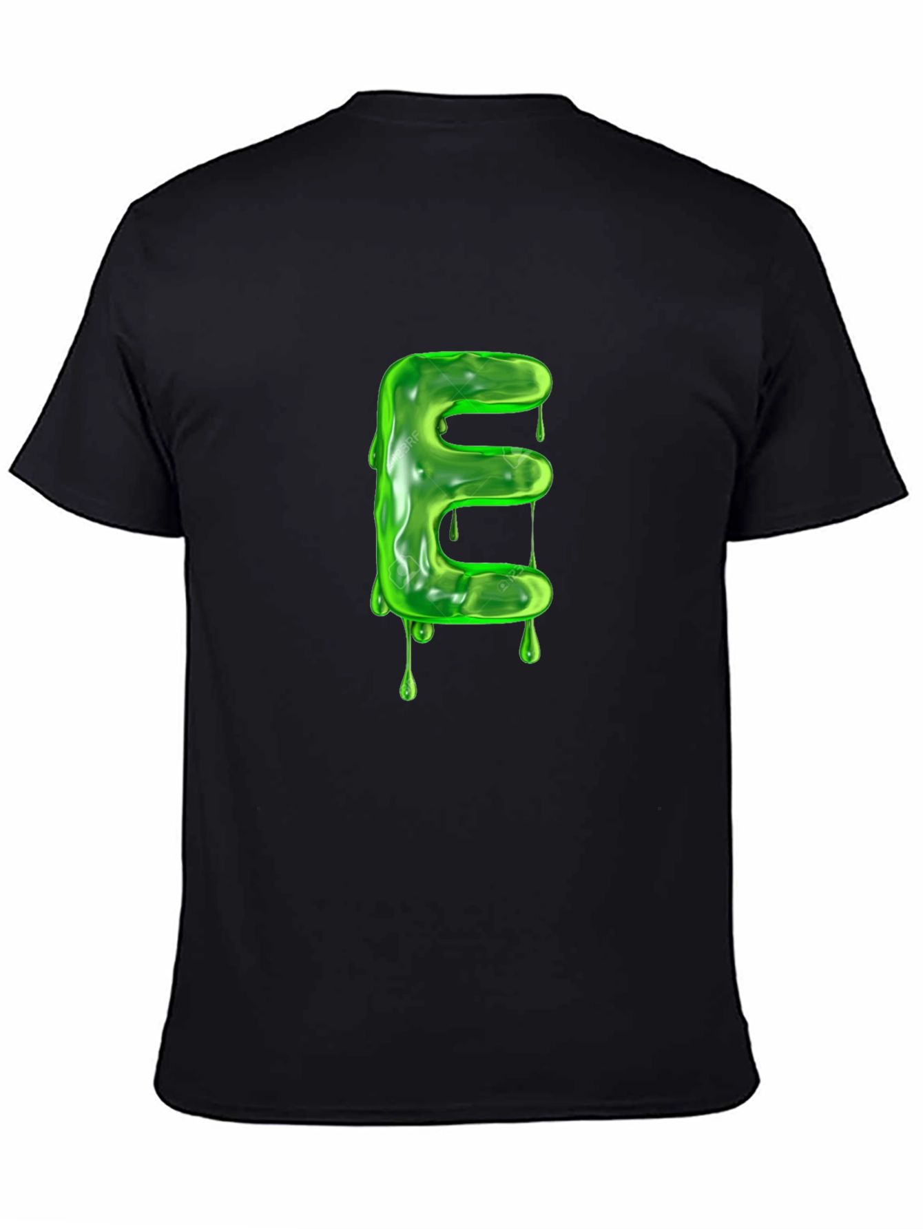 Slime Letter E Graphic Tee - Unique Design