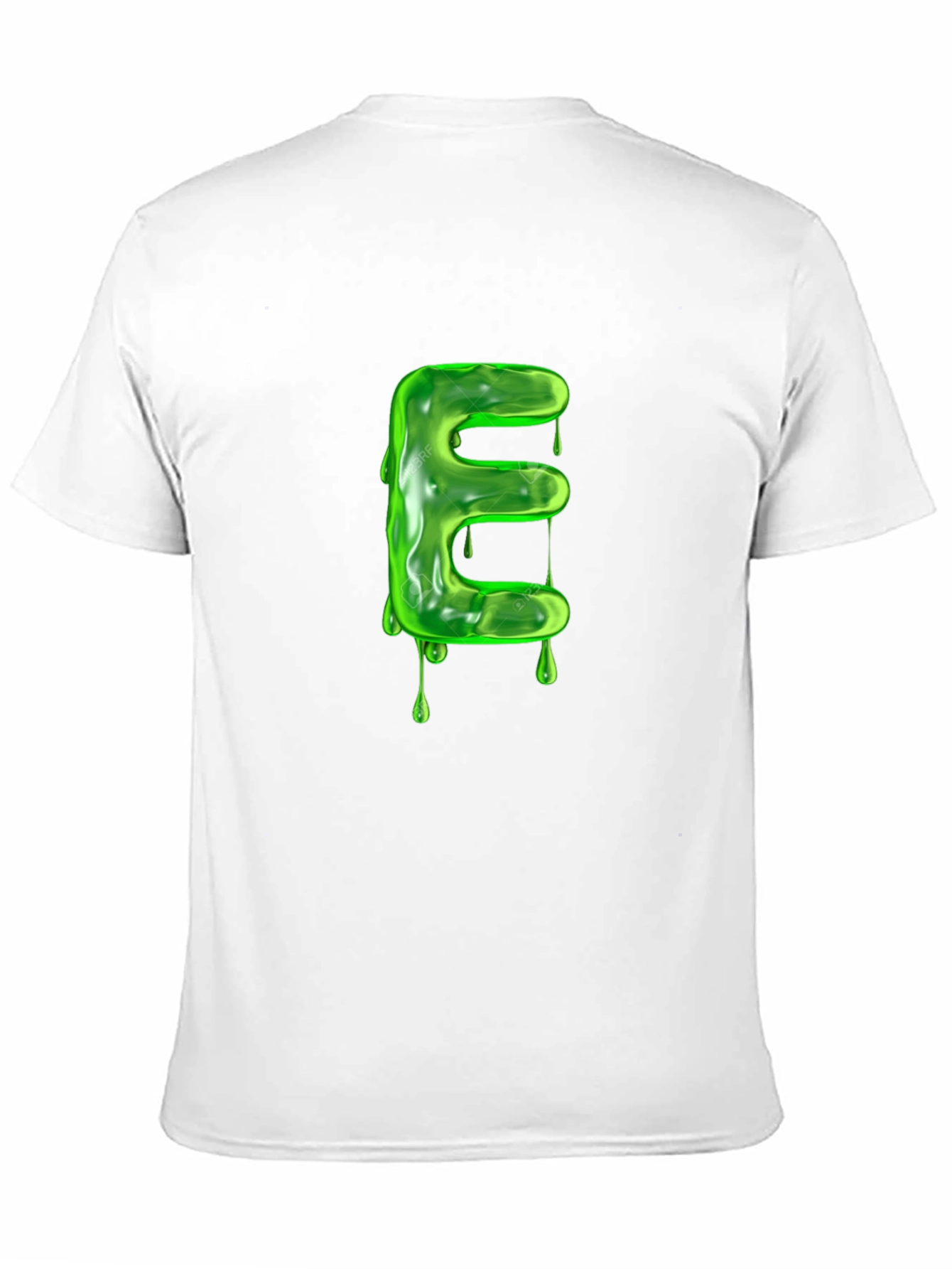 Slime Letter E Graphic Tee - Unique Design