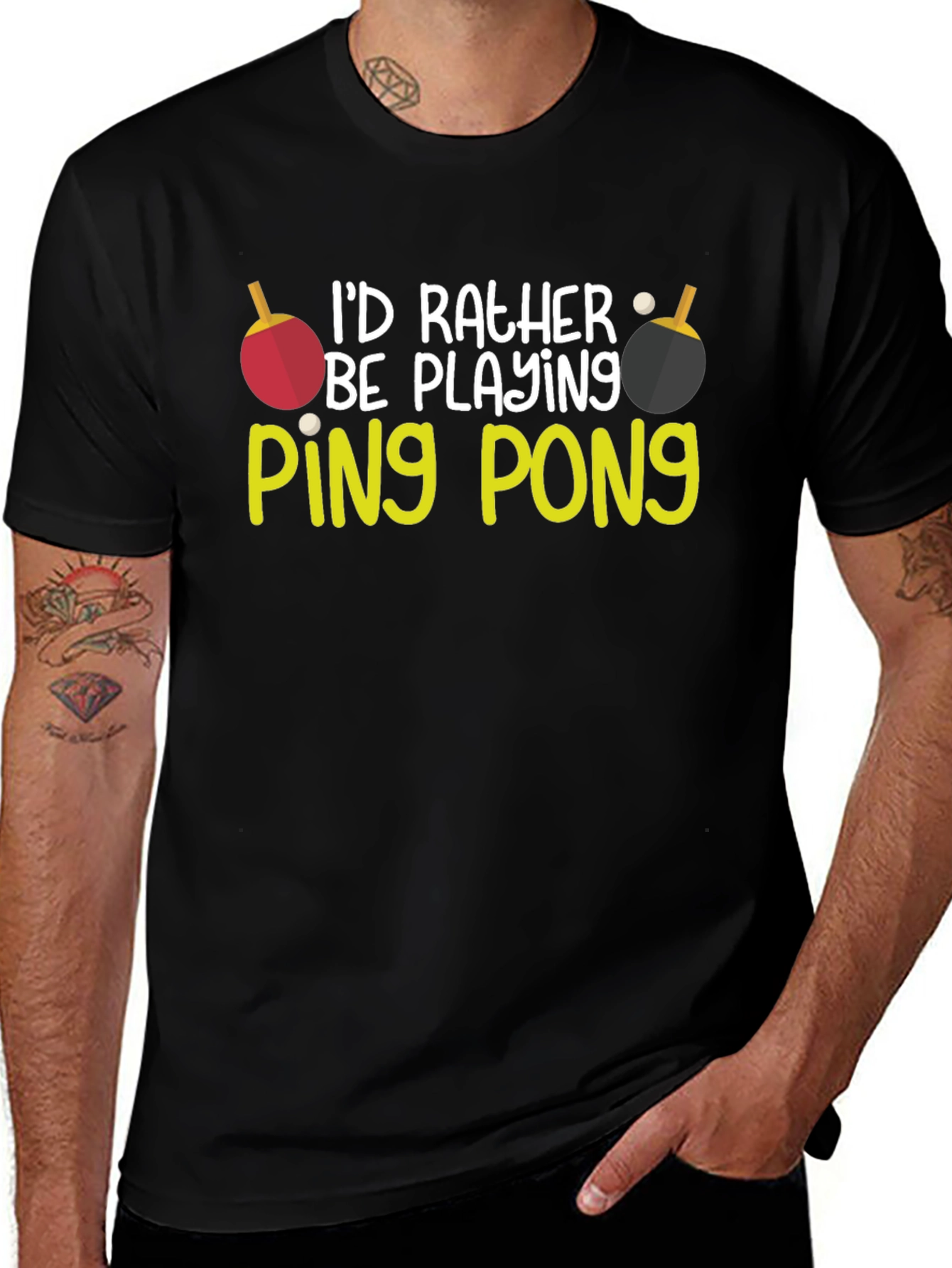 Id Rather Be Playing Ping Pong T-Shirt