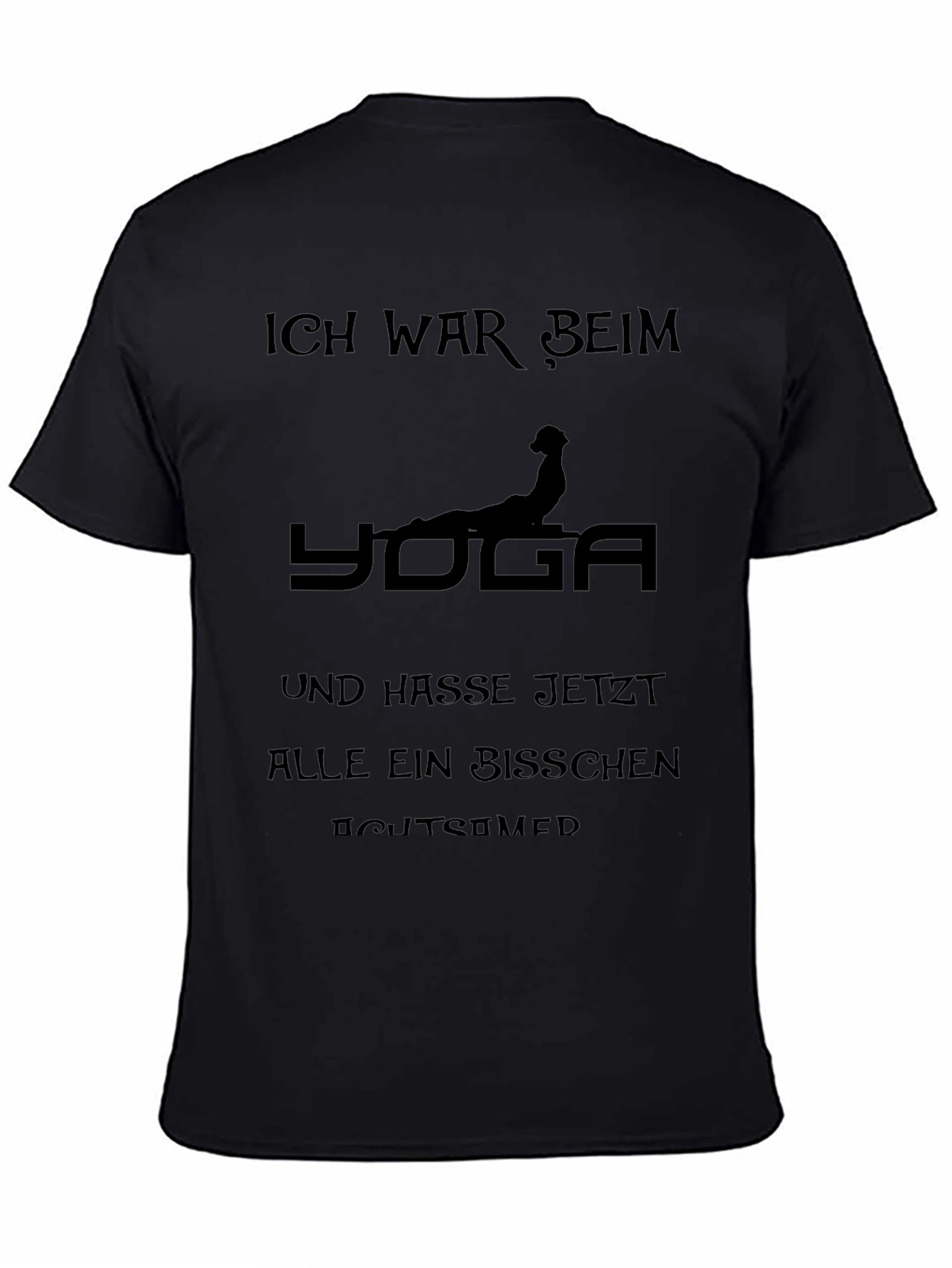 Funny Yoga Tee - Ich War Beim Yoga