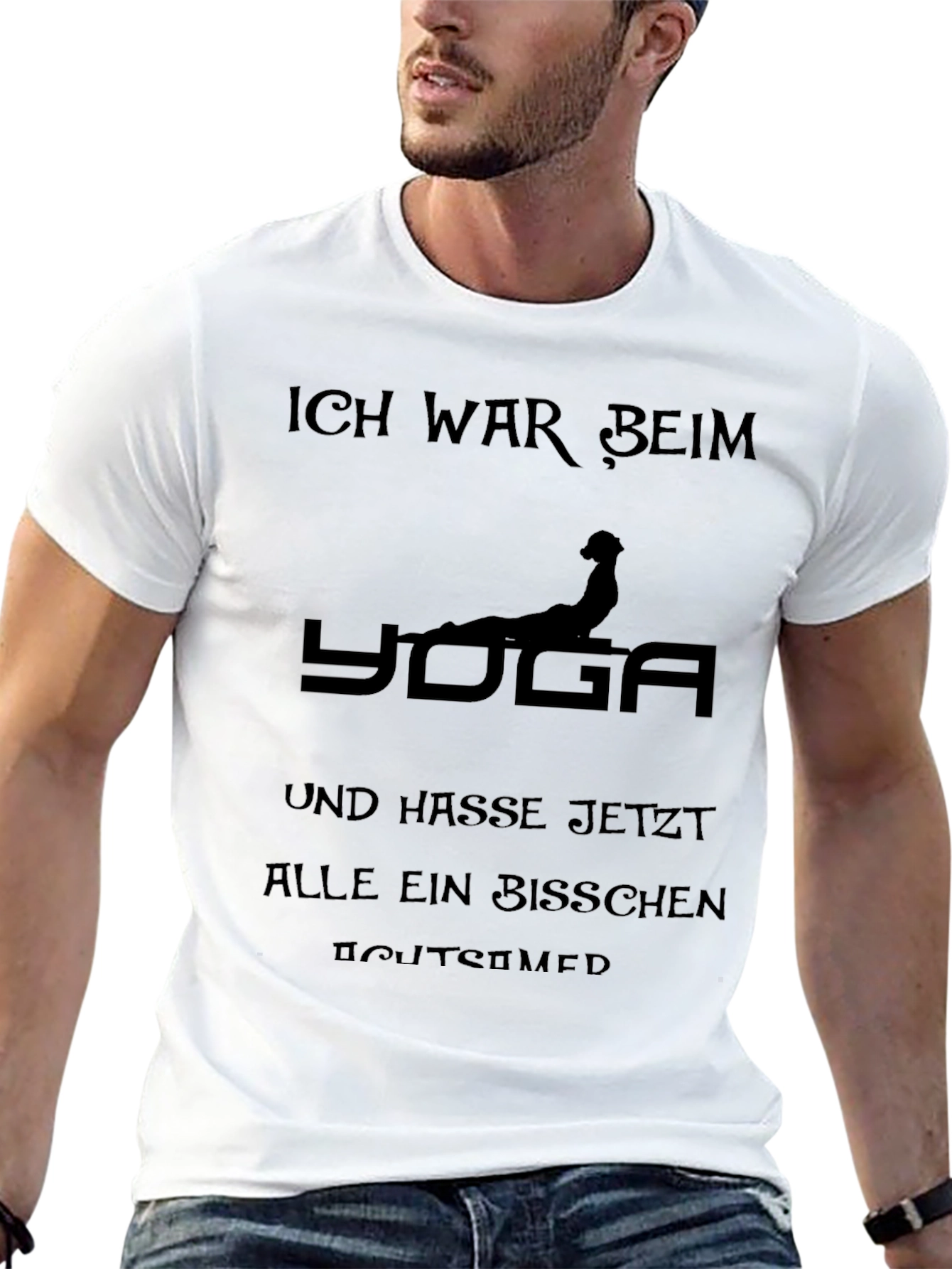 Funny Yoga Tee - Ich War Beim Yoga