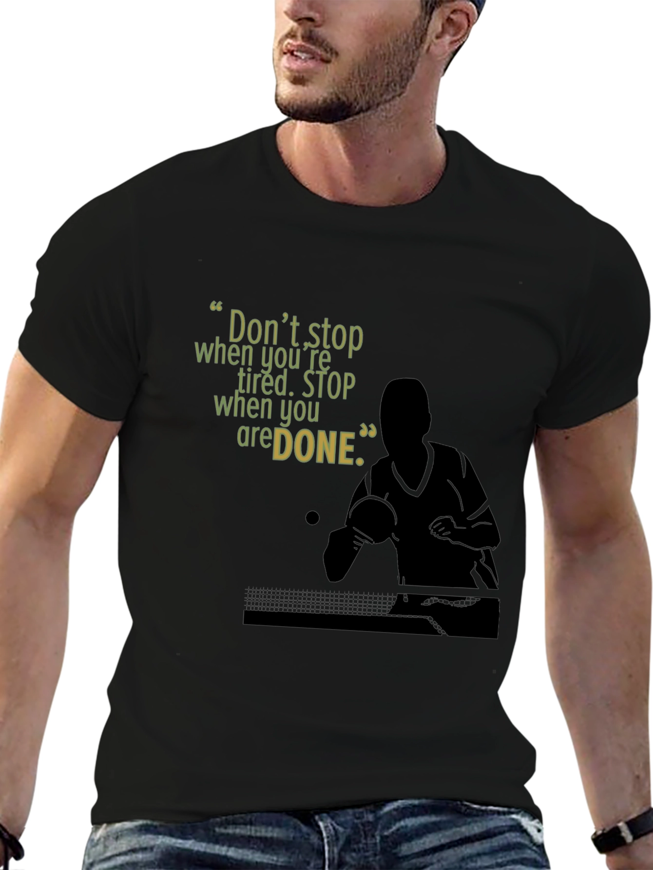Motivational Table Tennis T-Shirt