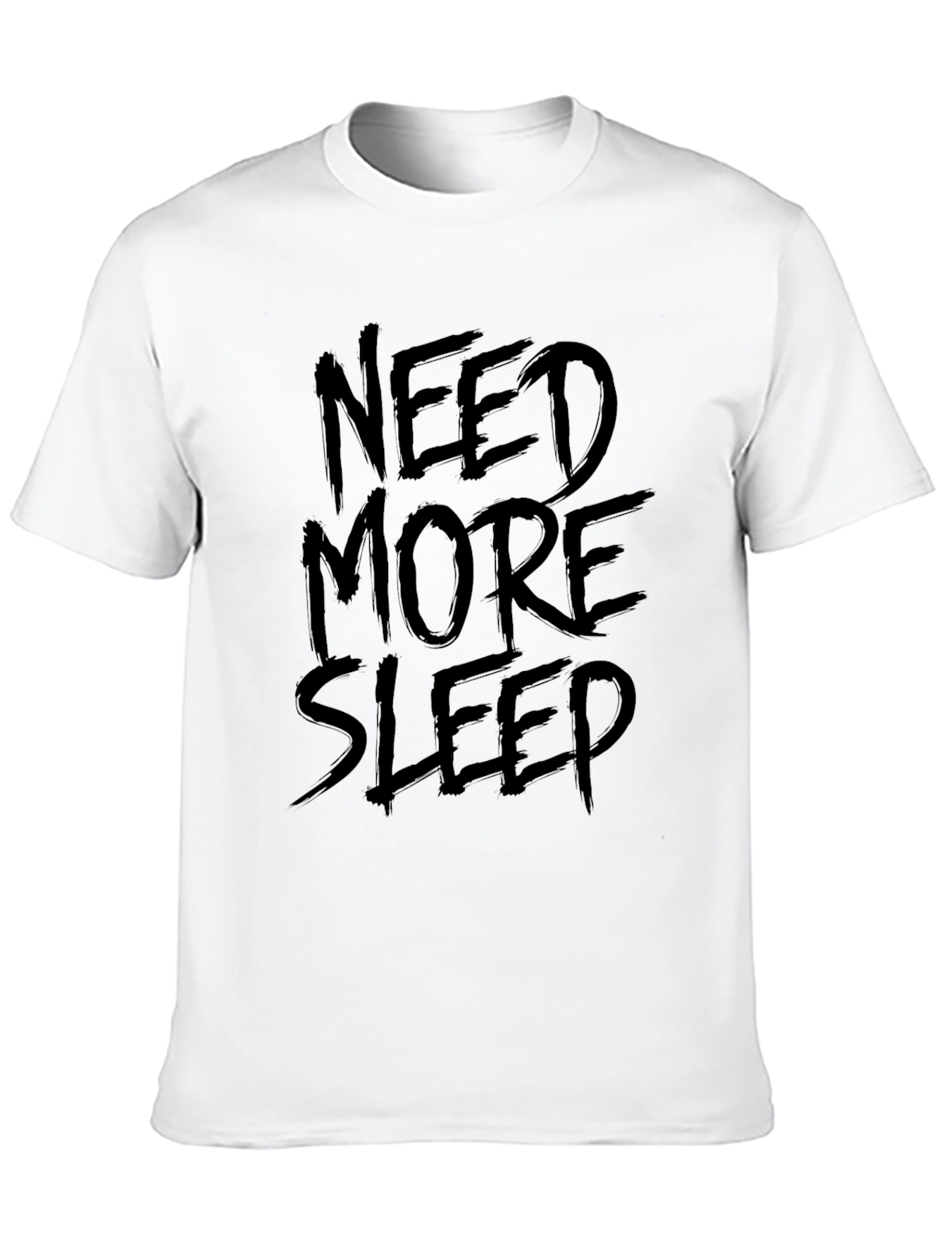 Need More Sleep Black Graphic T-Shirt