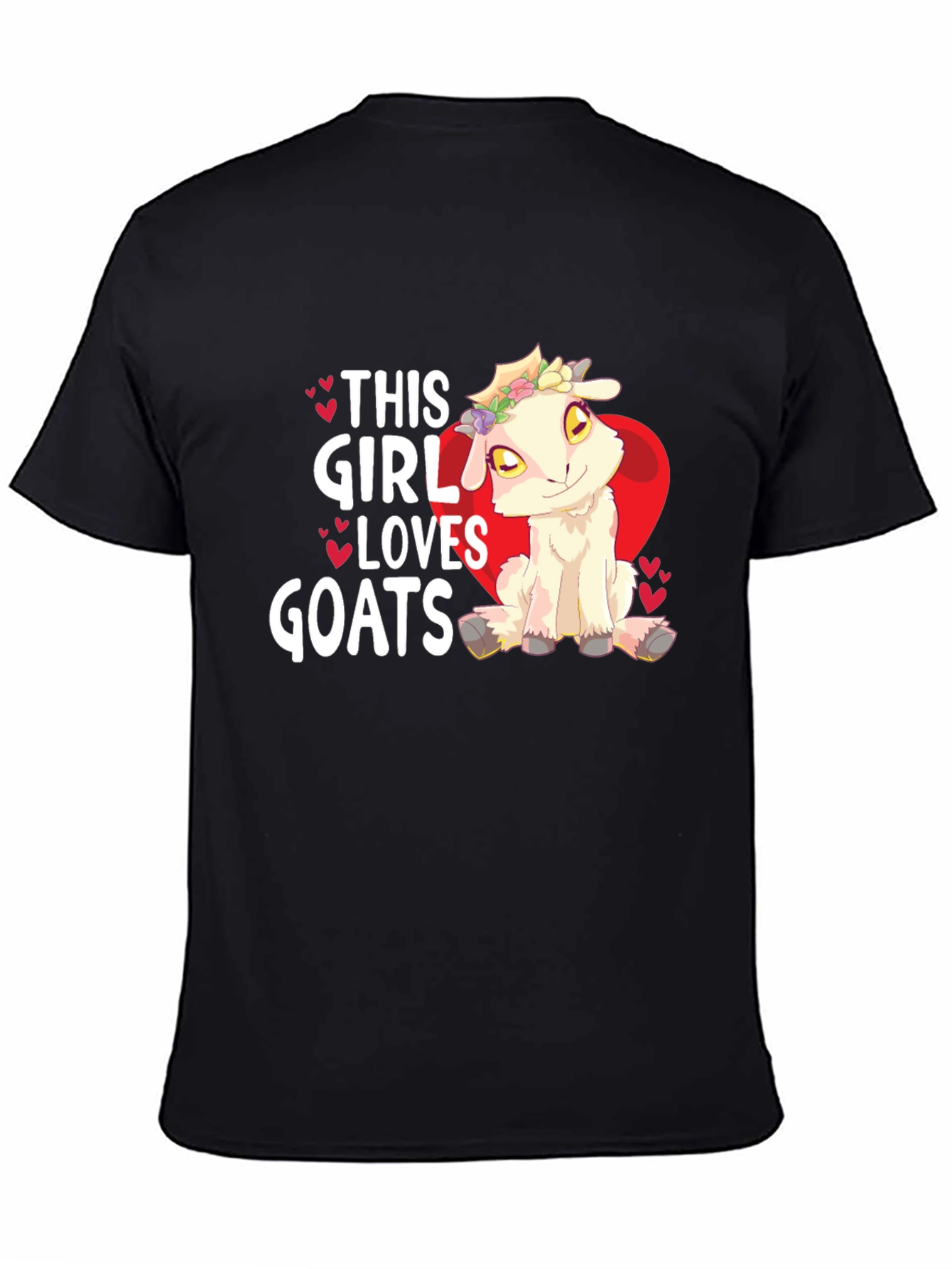 This Girl Loves Goats T-Shirt - Cute Animal Design