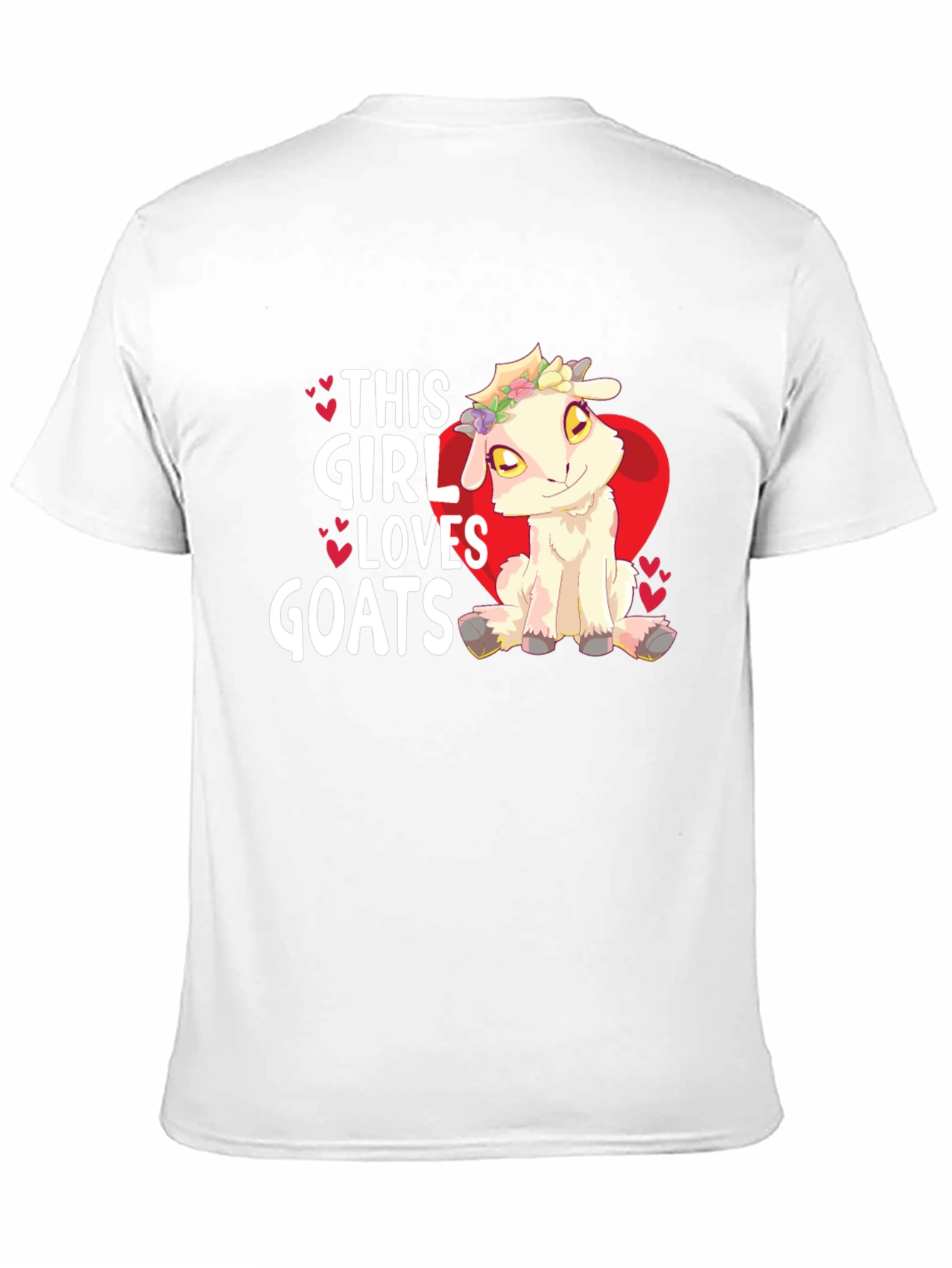 This Girl Loves Goats T-Shirt - Cute Animal Design