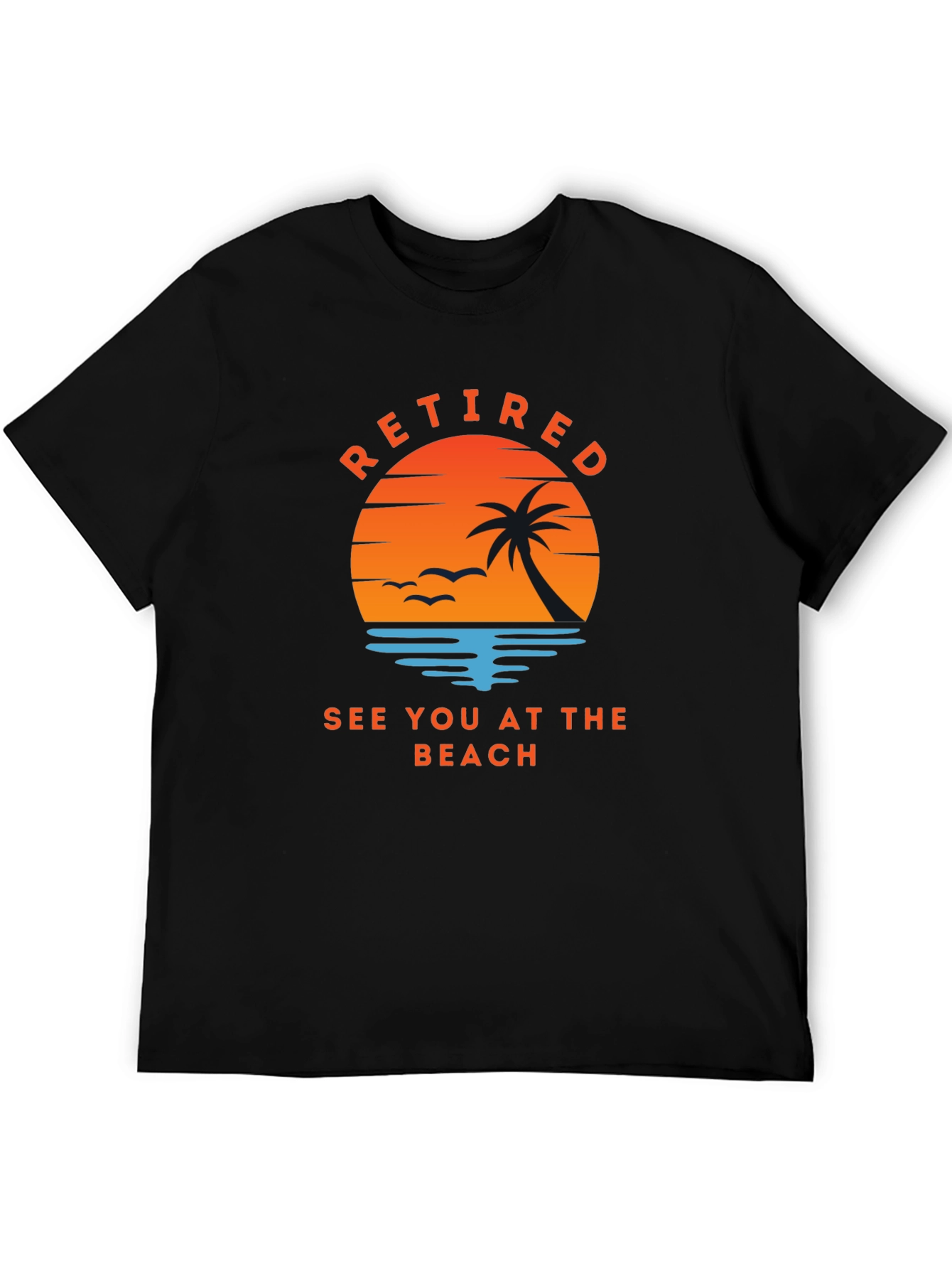 Retired See You At The Beach Graphic Tee