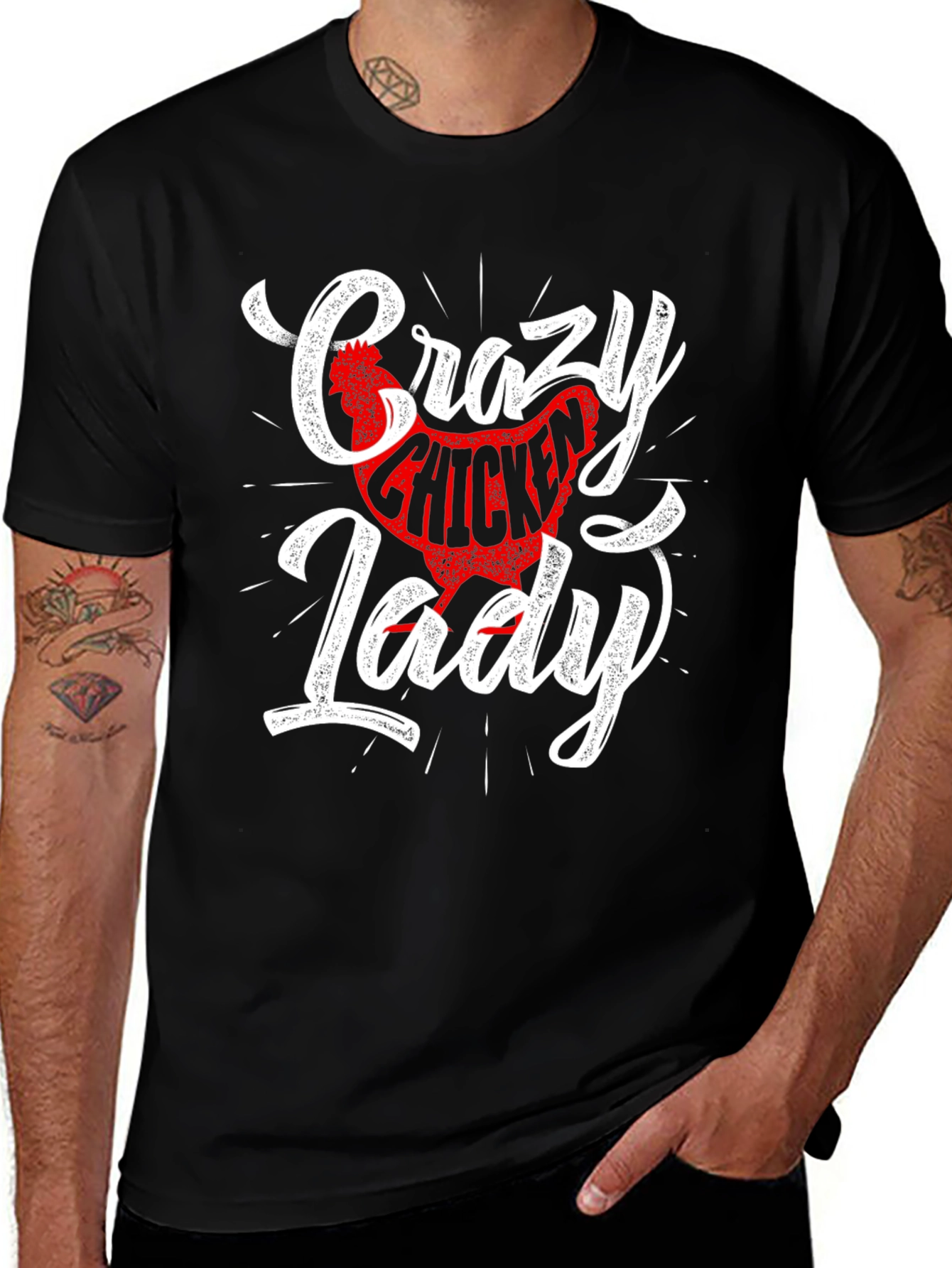 Crazy Chicken Lady T-Shirt