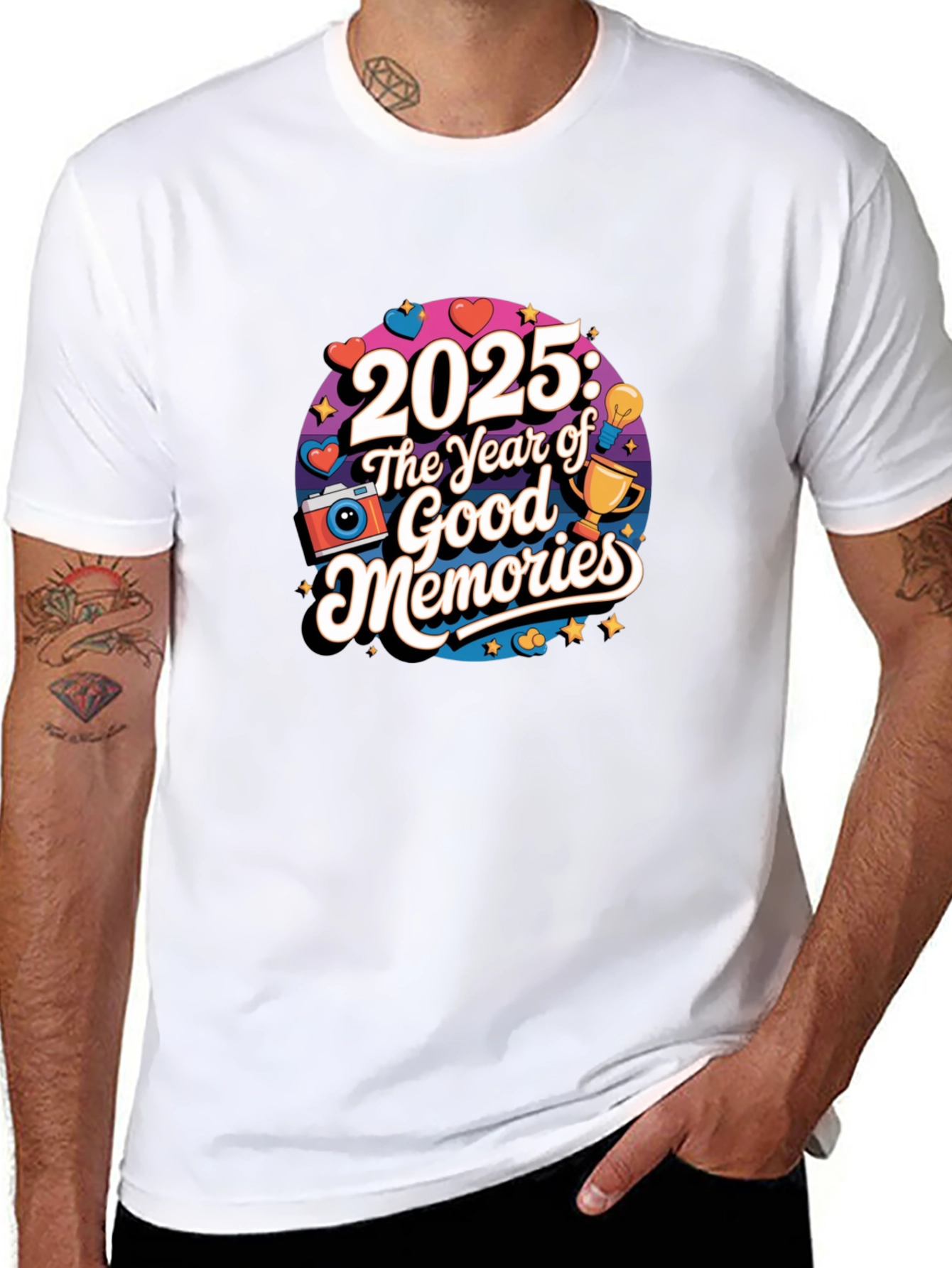 2025 Year of Good Memories Graphic T-Shirt
