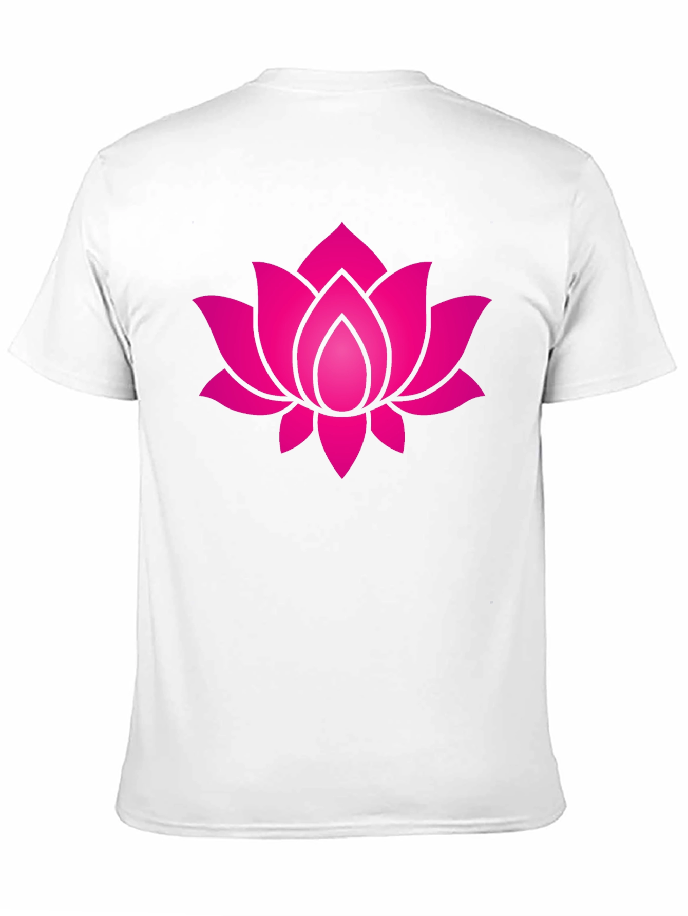 Lotus Flower Graphic Tee - Black