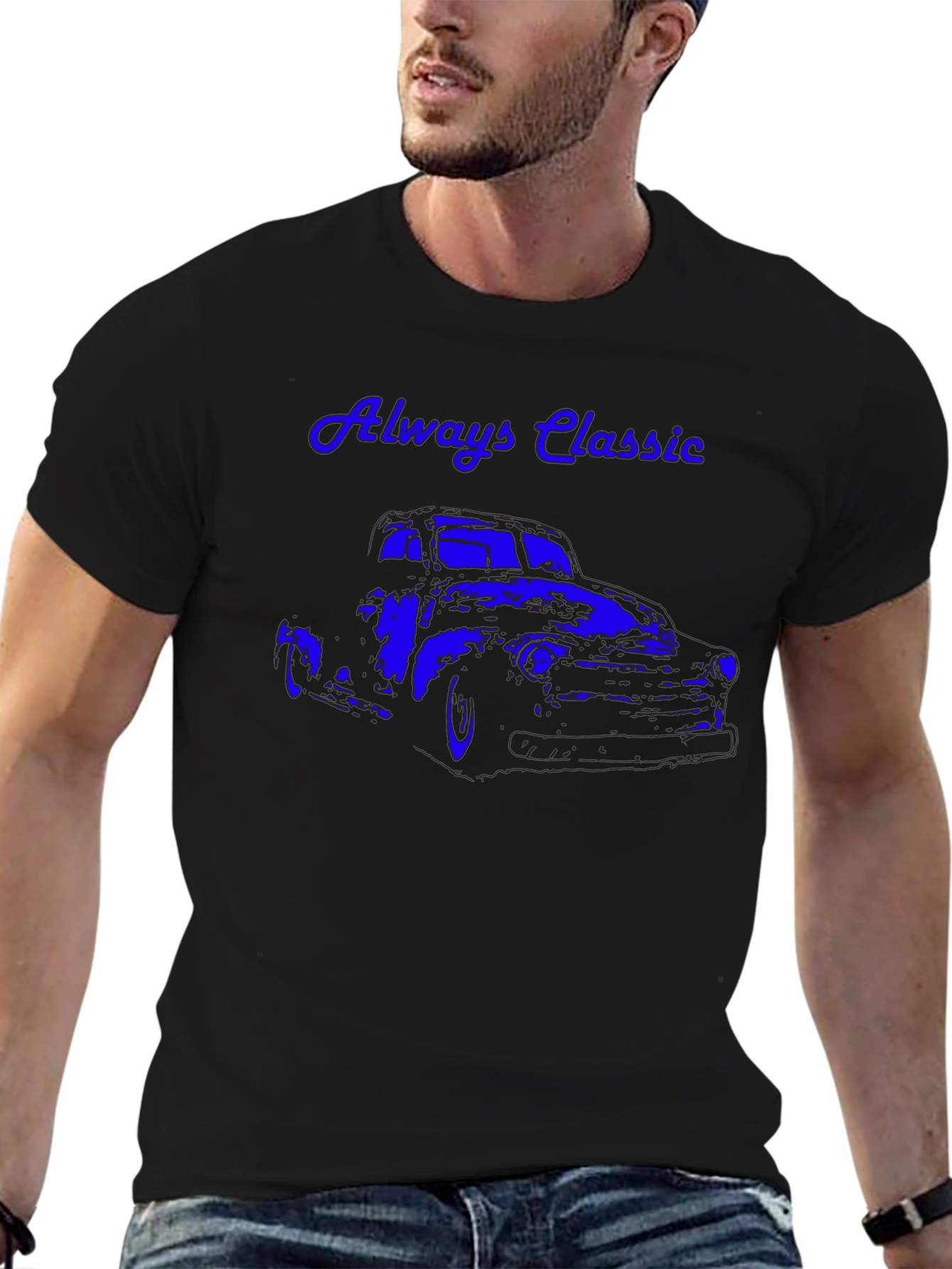 Always Classic Car Graphic T-Shirt