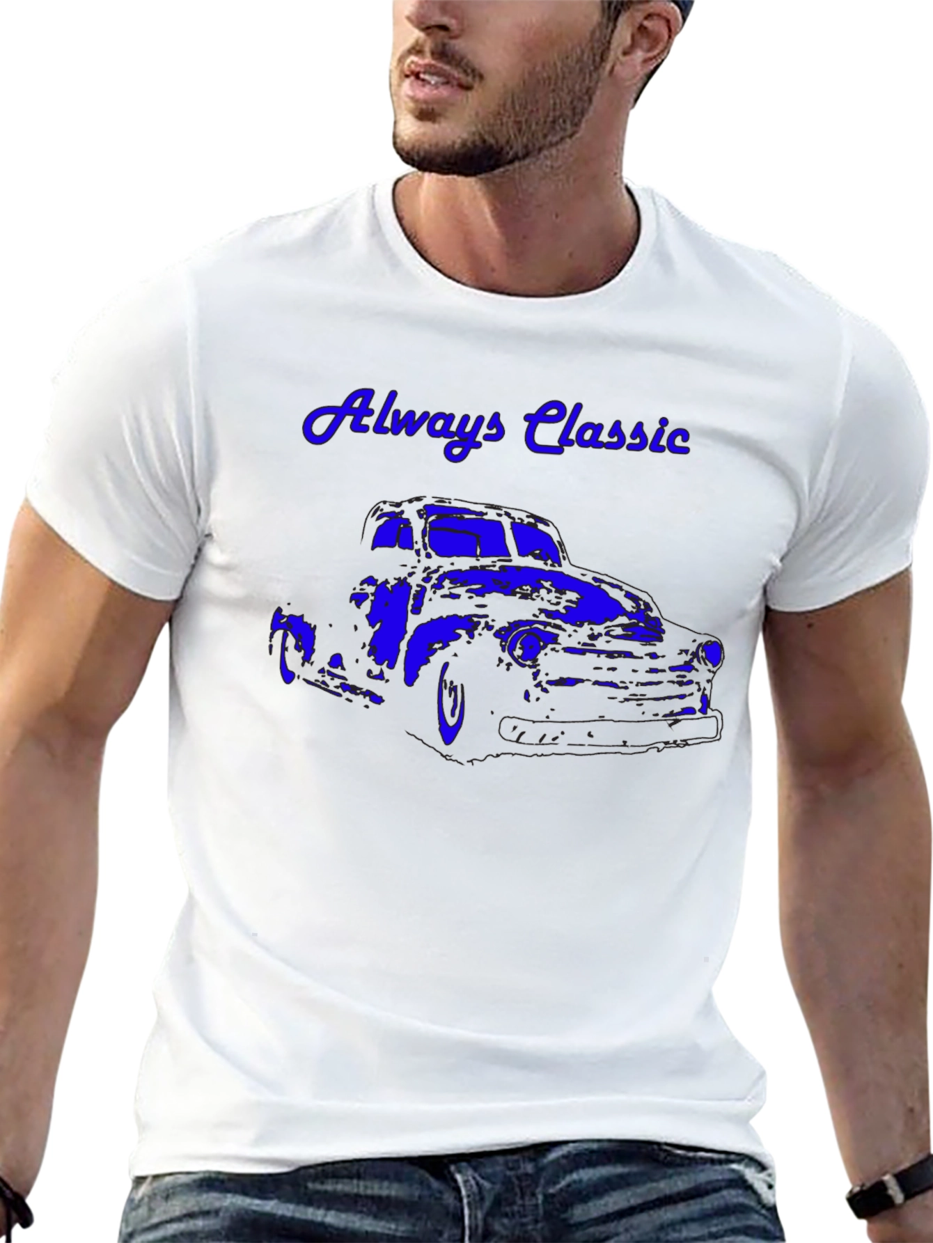 Always Classic Car Graphic T-Shirt