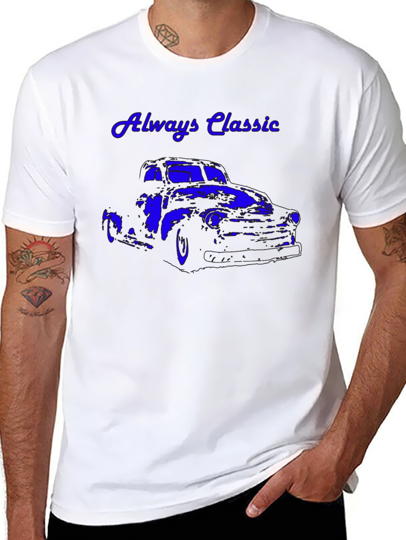 Always Classic Car Graphic T-Shirt