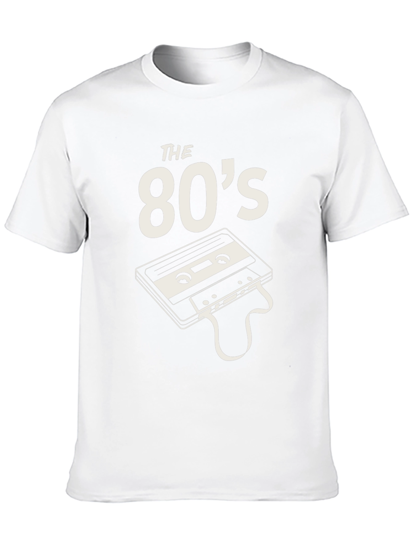 The 80s Cassette Tape Black T-Shirt