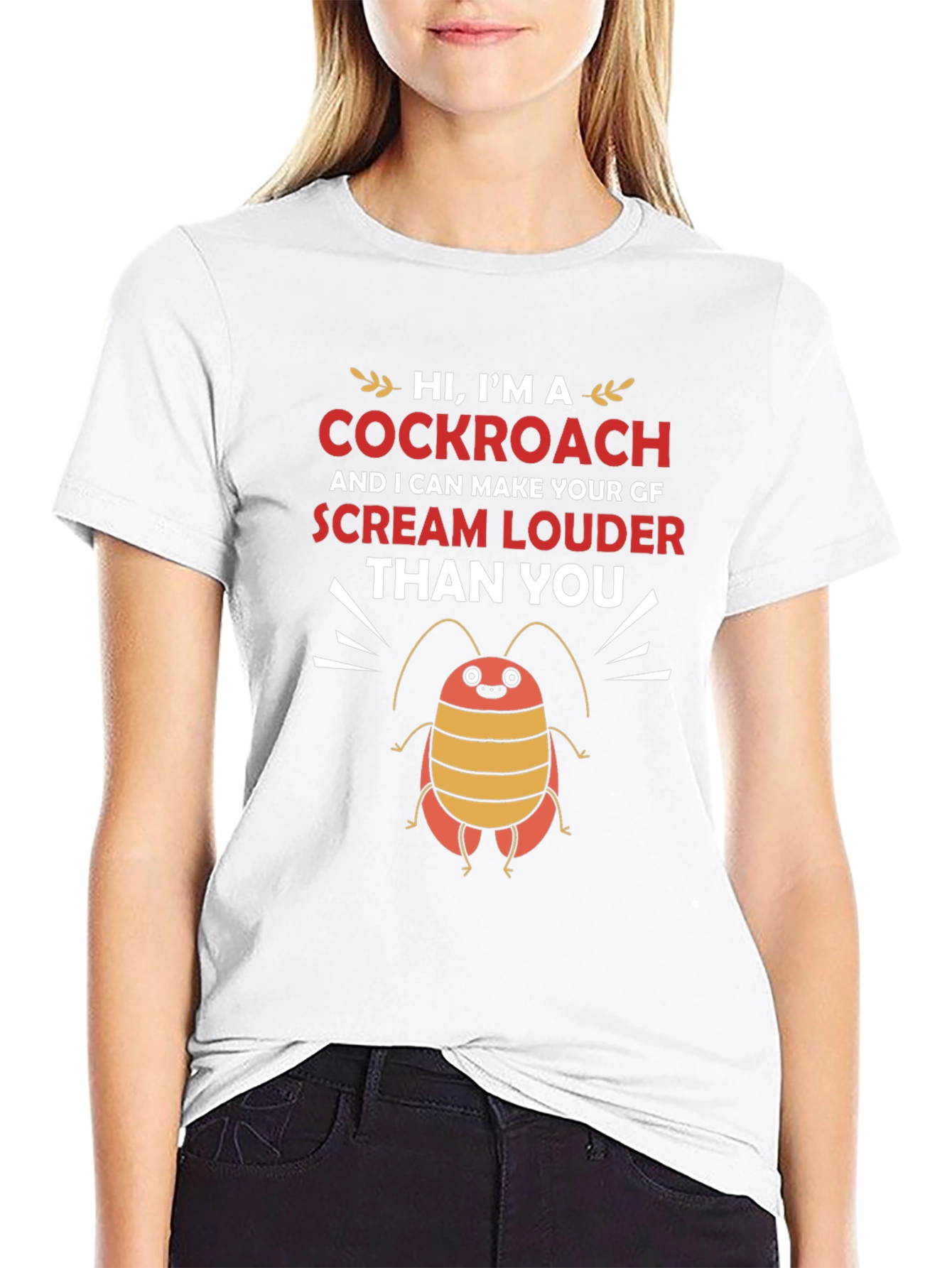 Funny Cockroach Scream T-Shirt