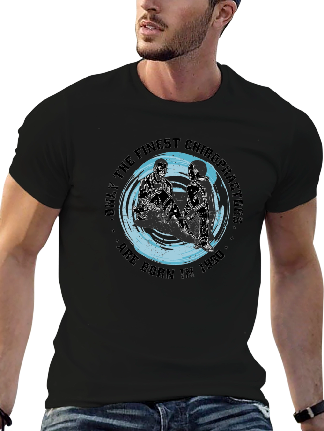 Finest Chiropractors Born in 1980 T-Shirt