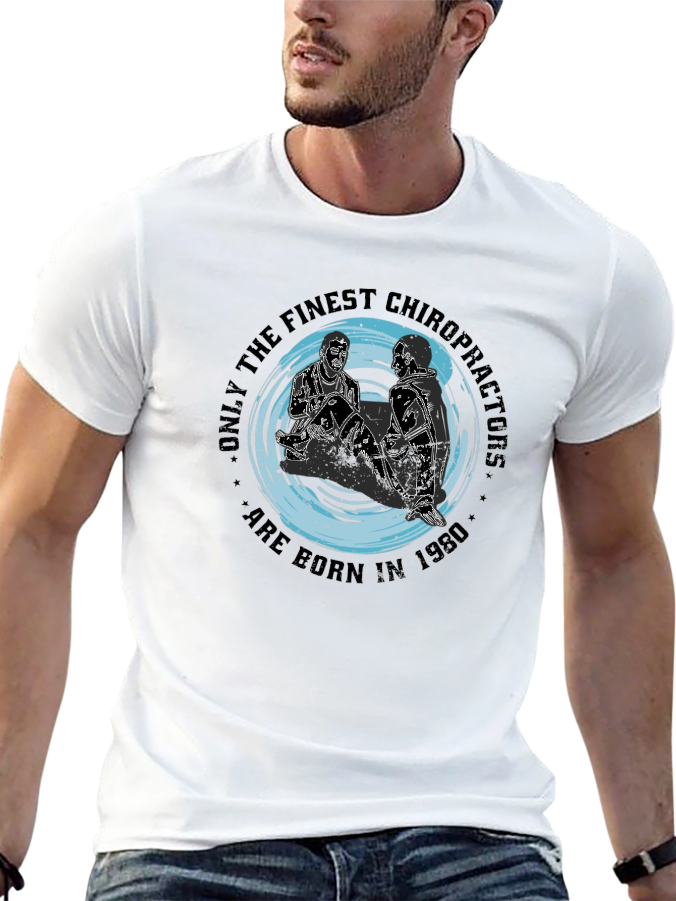 Finest Chiropractors Born in 1980 T-Shirt