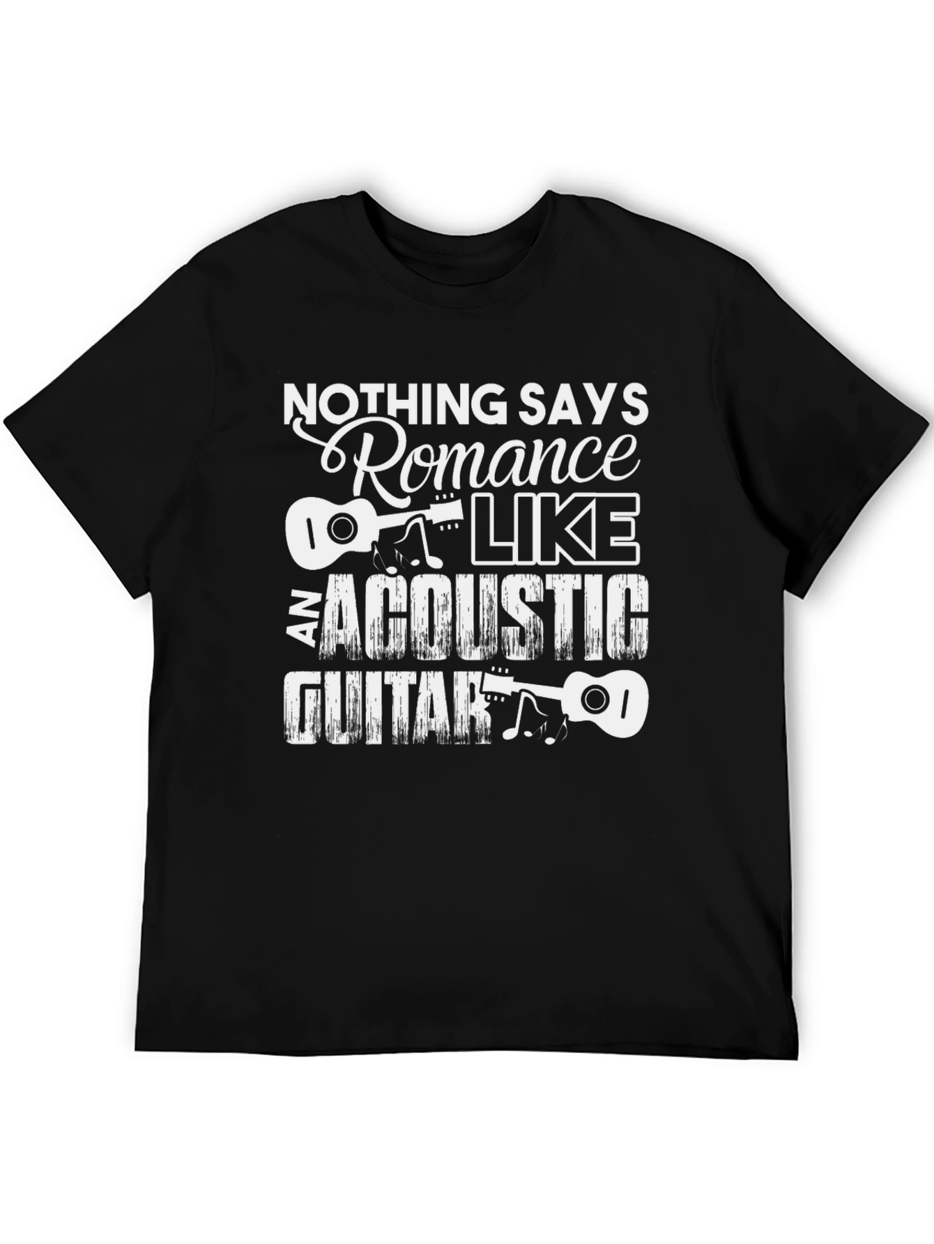 Acoustic Guitar Romance Graphic Tee
