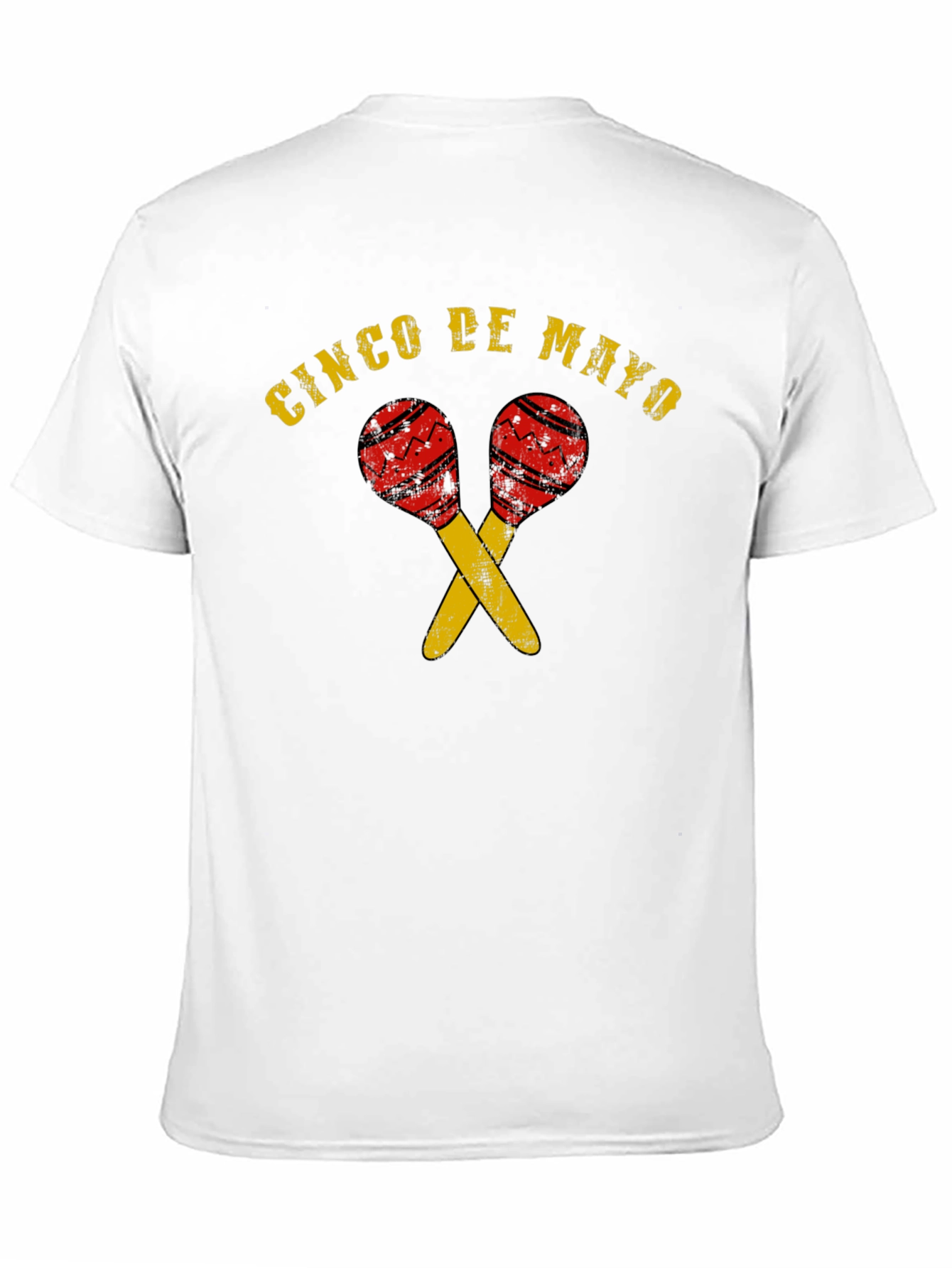 Cinco de Mayo Maracas T-Shirt - Mens Graphic Tee