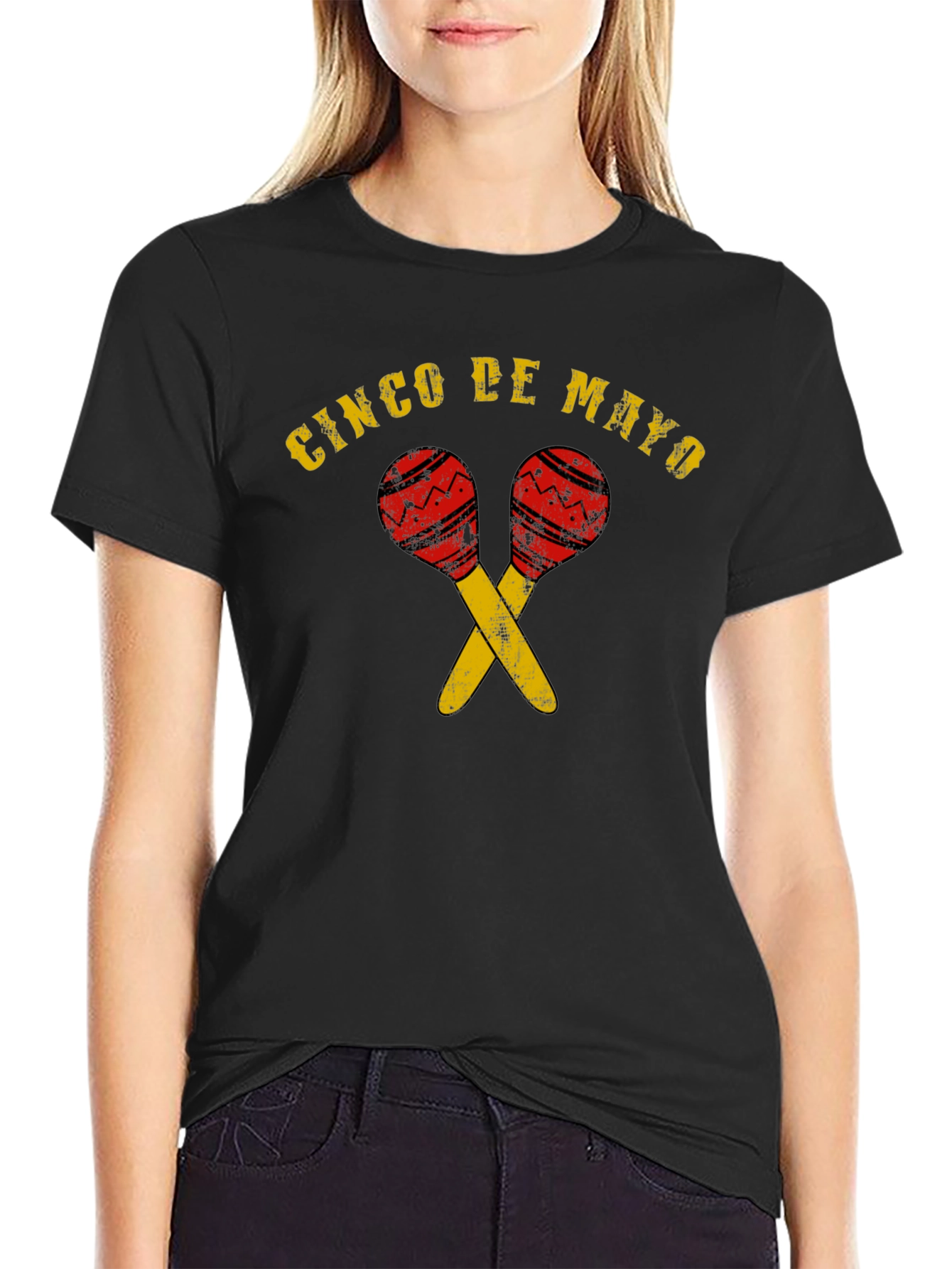 Cinco de Mayo Maracas T-Shirt - Mens Graphic Tee