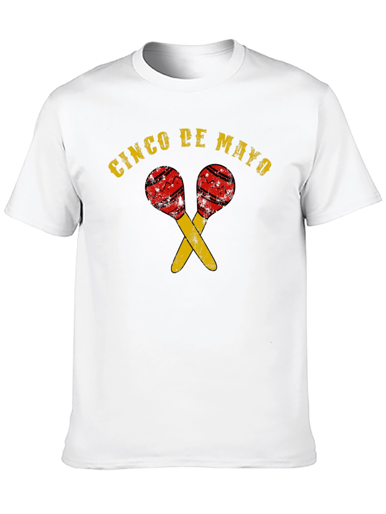 Cinco de Mayo Maracas T-Shirt - Mens Graphic Tee