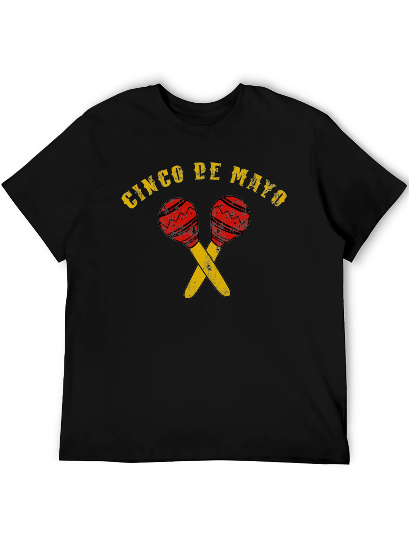 Cinco de Mayo Maracas T-Shirt - Mens Graphic Tee