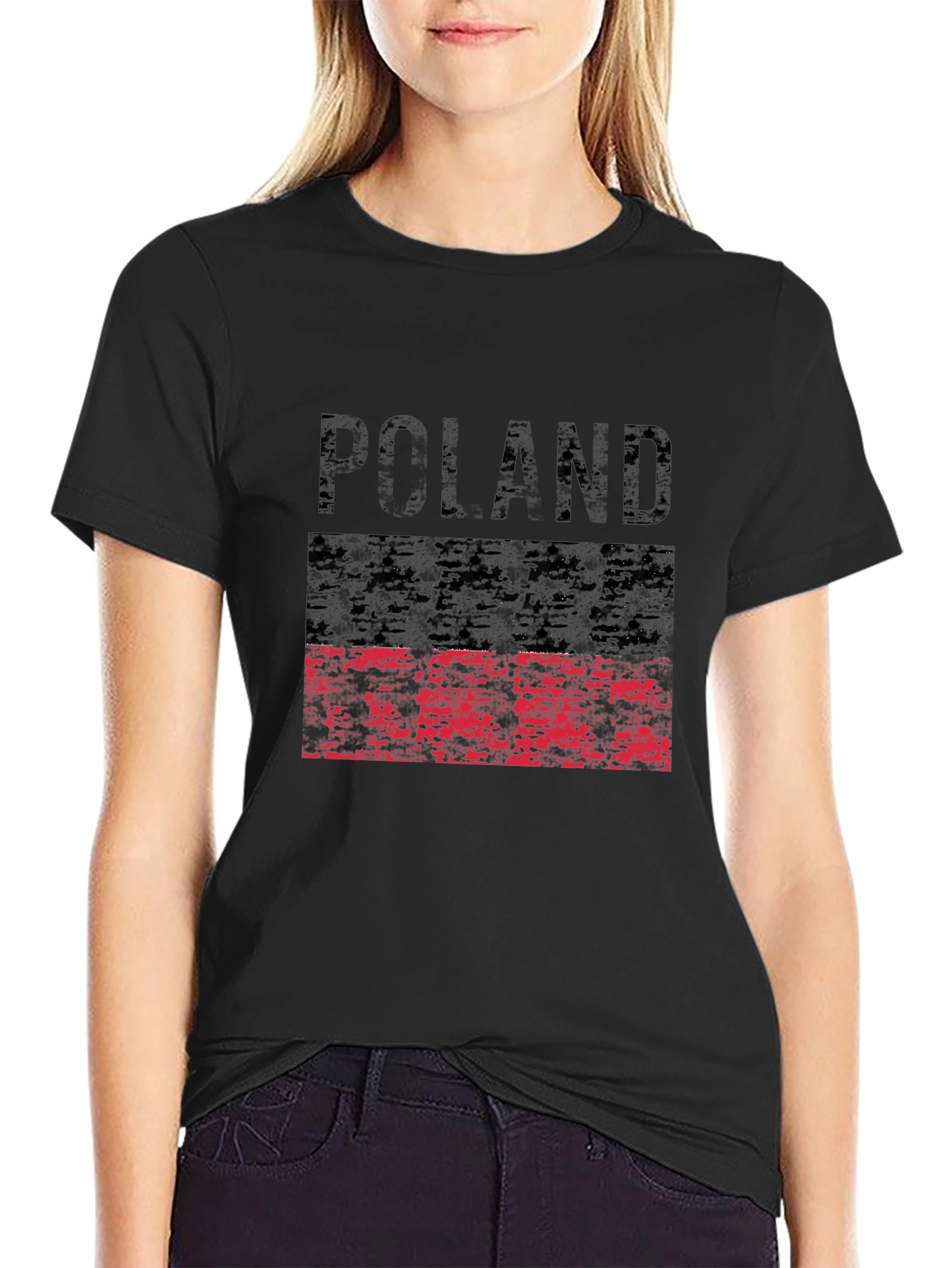 Poland Flag Graphic T-Shirt