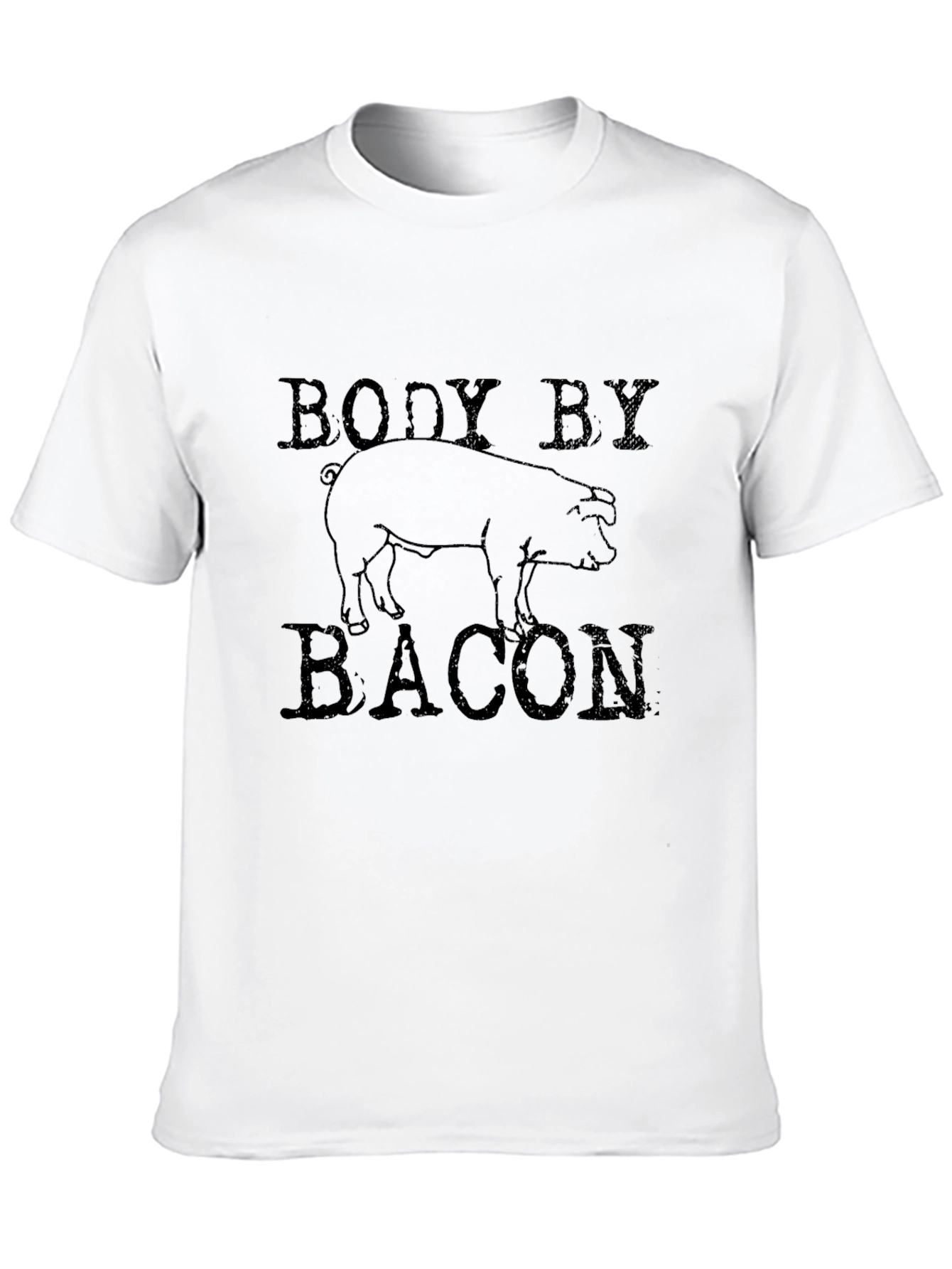 Body By Bacon Black T-Shirt