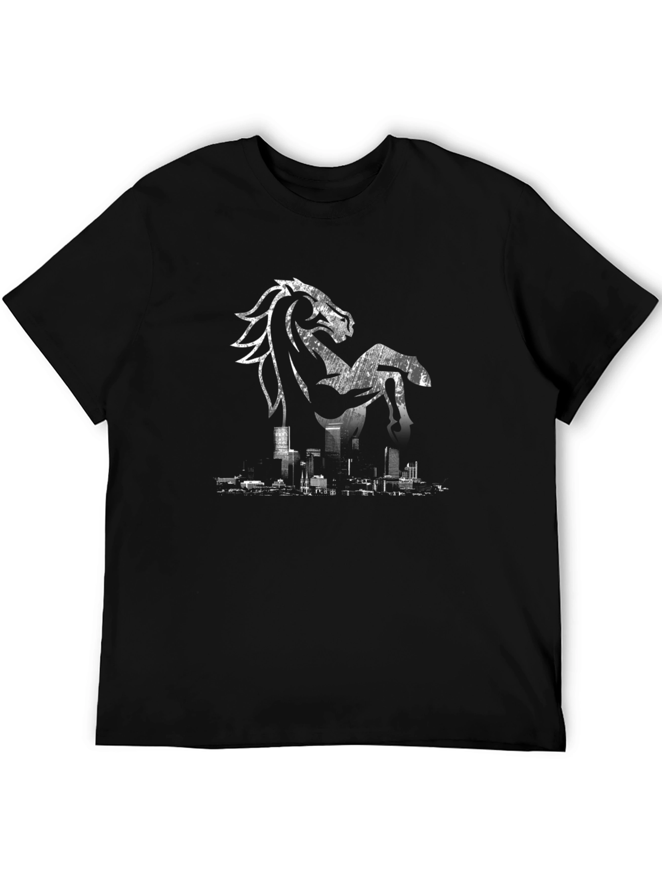 City Horse Graphic Tee - Urban Style T-Shirt