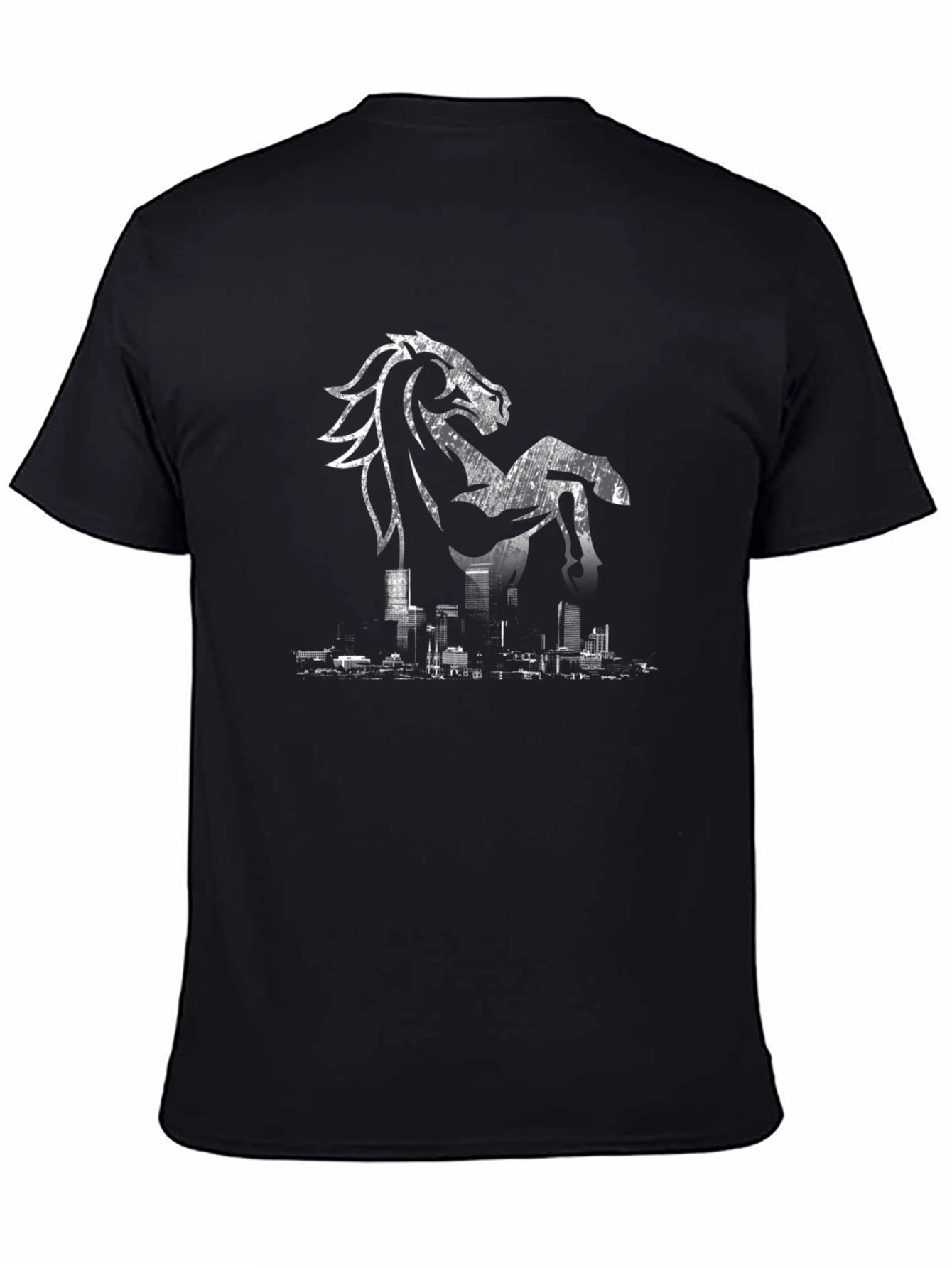 City Horse Graphic Tee - Urban Style T-Shirt