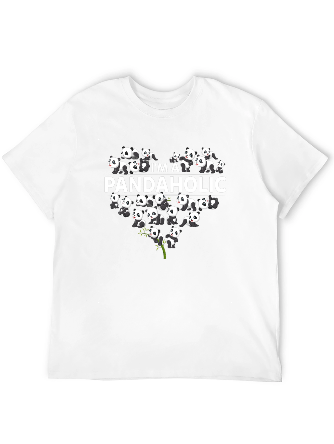 Panda Lover T-Shirt - Im A Pandaholic Tee