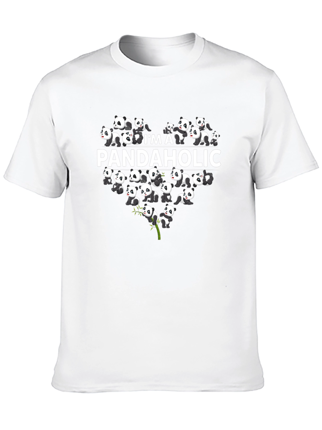 Panda Lover T-Shirt - Im A Pandaholic Tee
