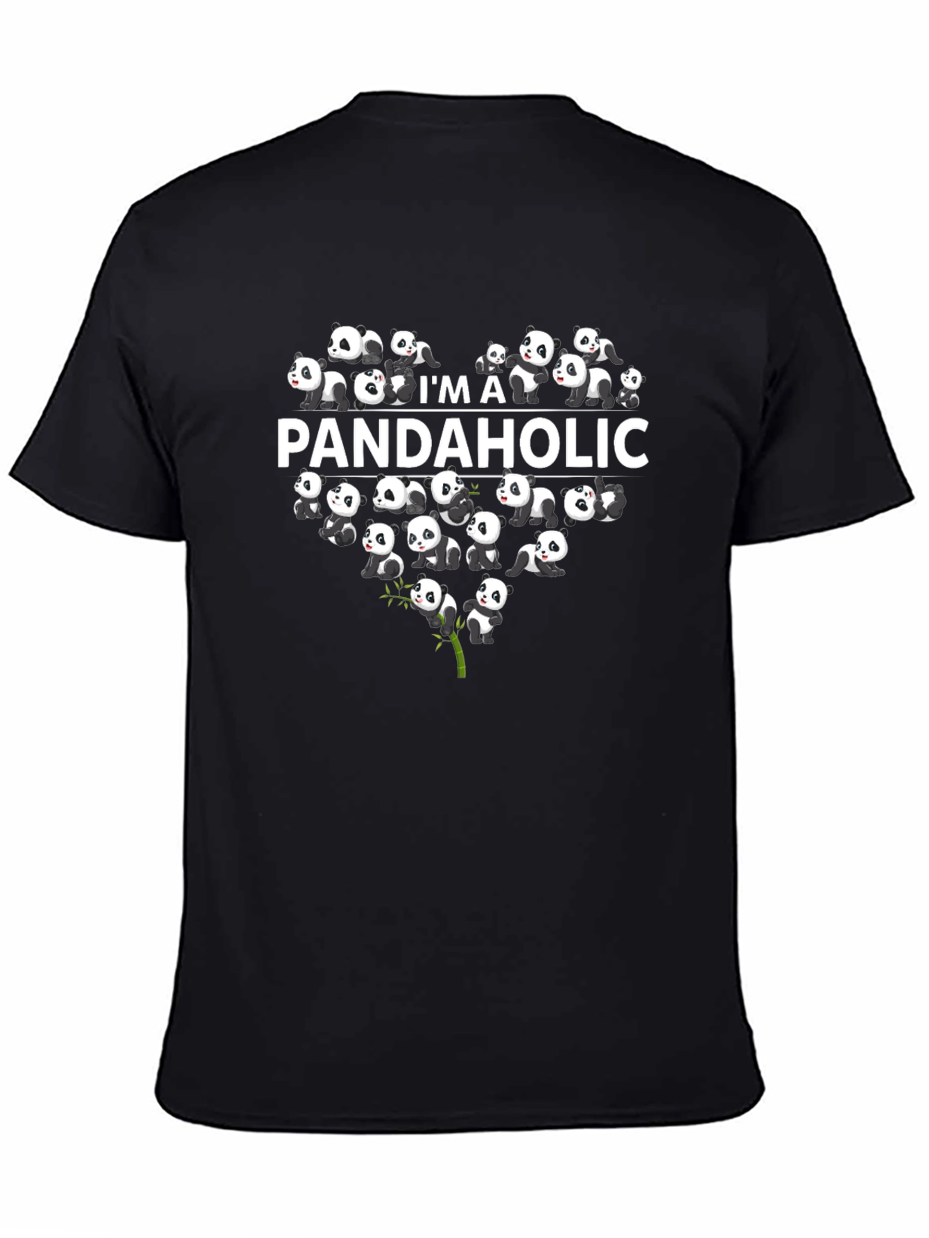 Panda Lover T-Shirt - Im A Pandaholic Tee