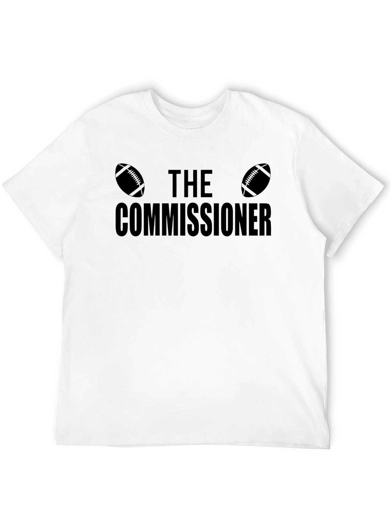 The Commissioner Football T-Shirt - Black