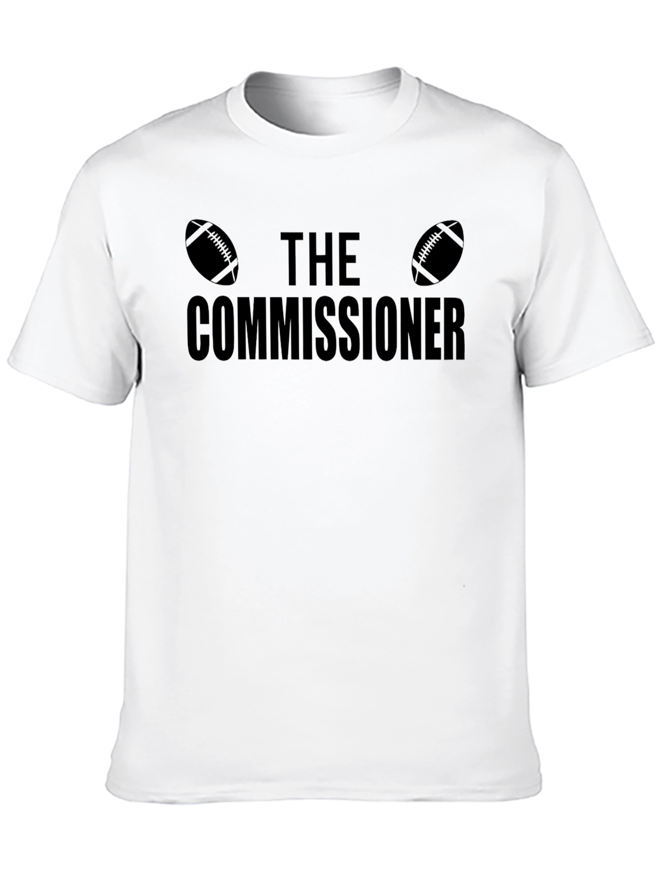 The Commissioner Football T-Shirt - Black