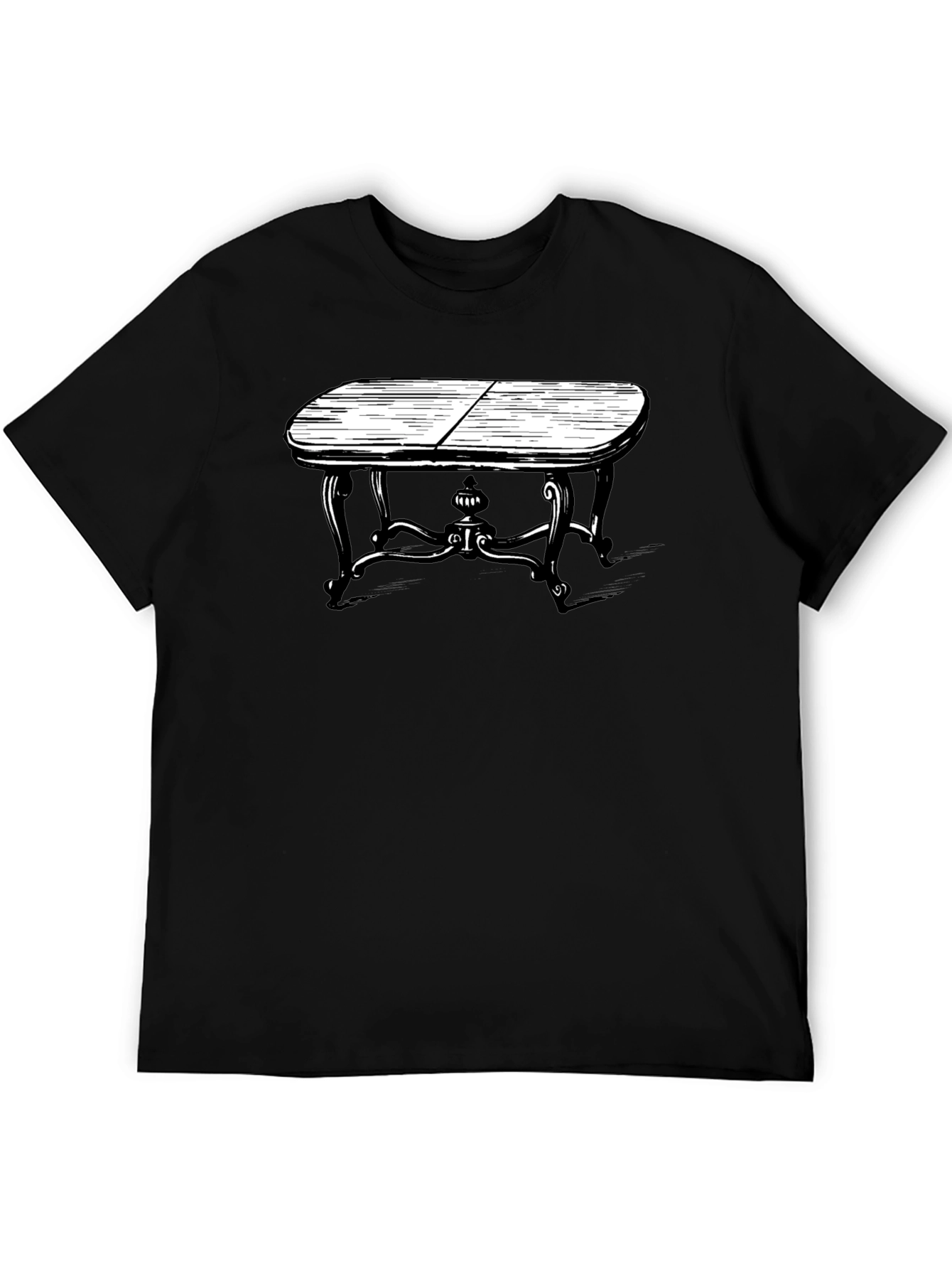 Retro Table Graphic Tee - Classic Black