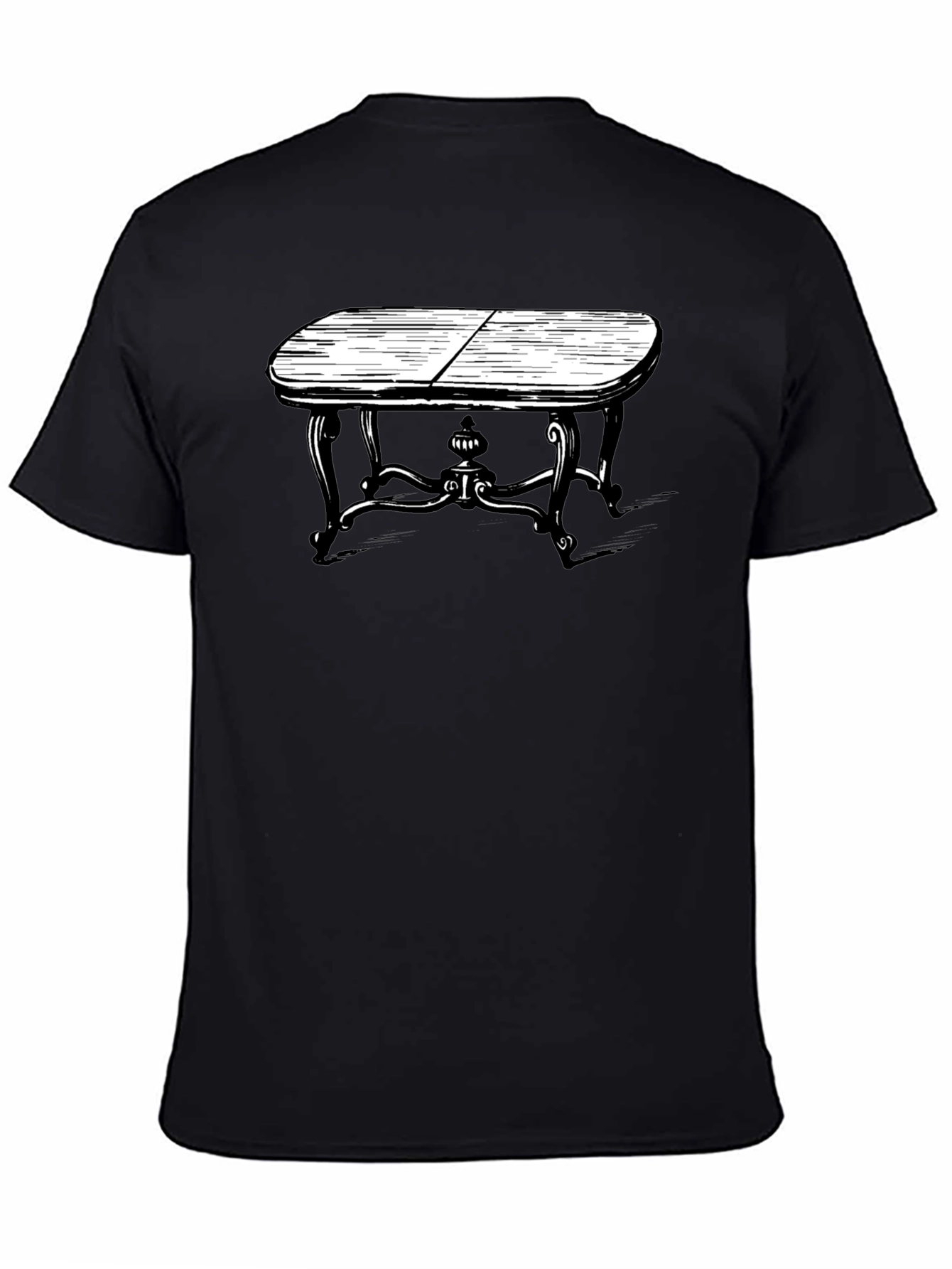 Retro Table Graphic Tee - Classic Black