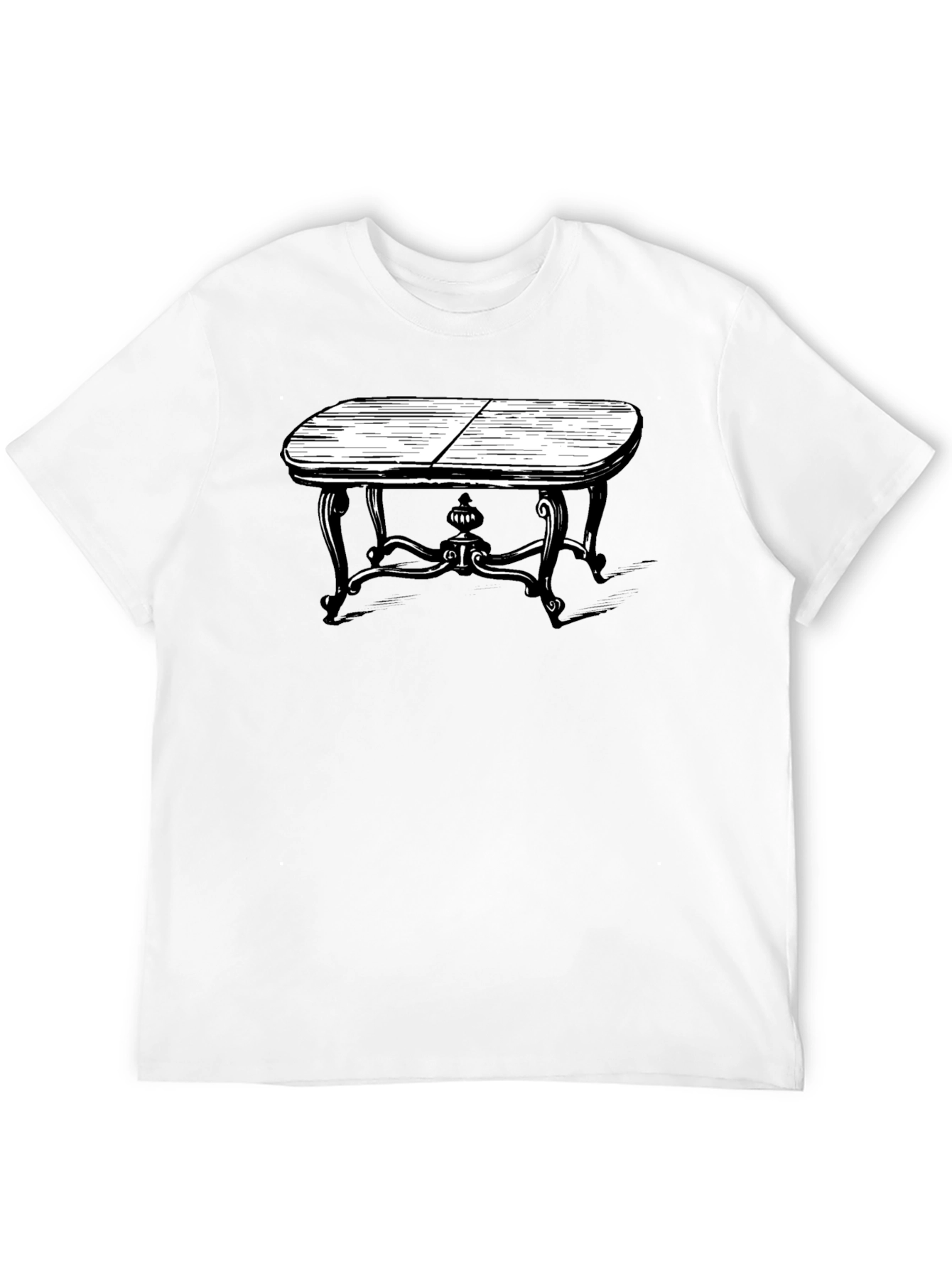 Retro Table Graphic Tee - Classic Black