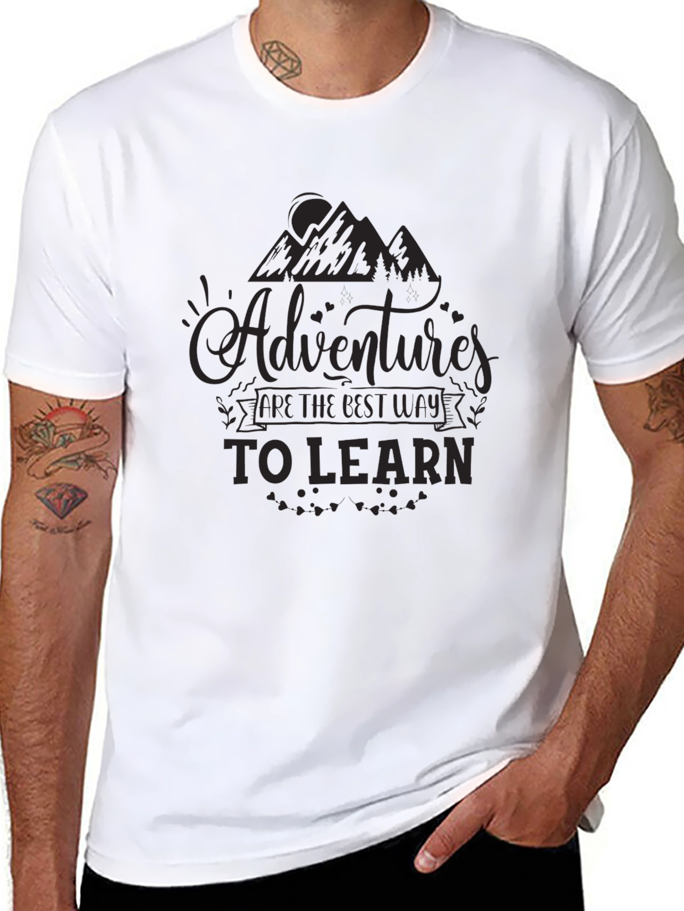 Adventure Awaits Graphic Tee - Learn Through Exploration