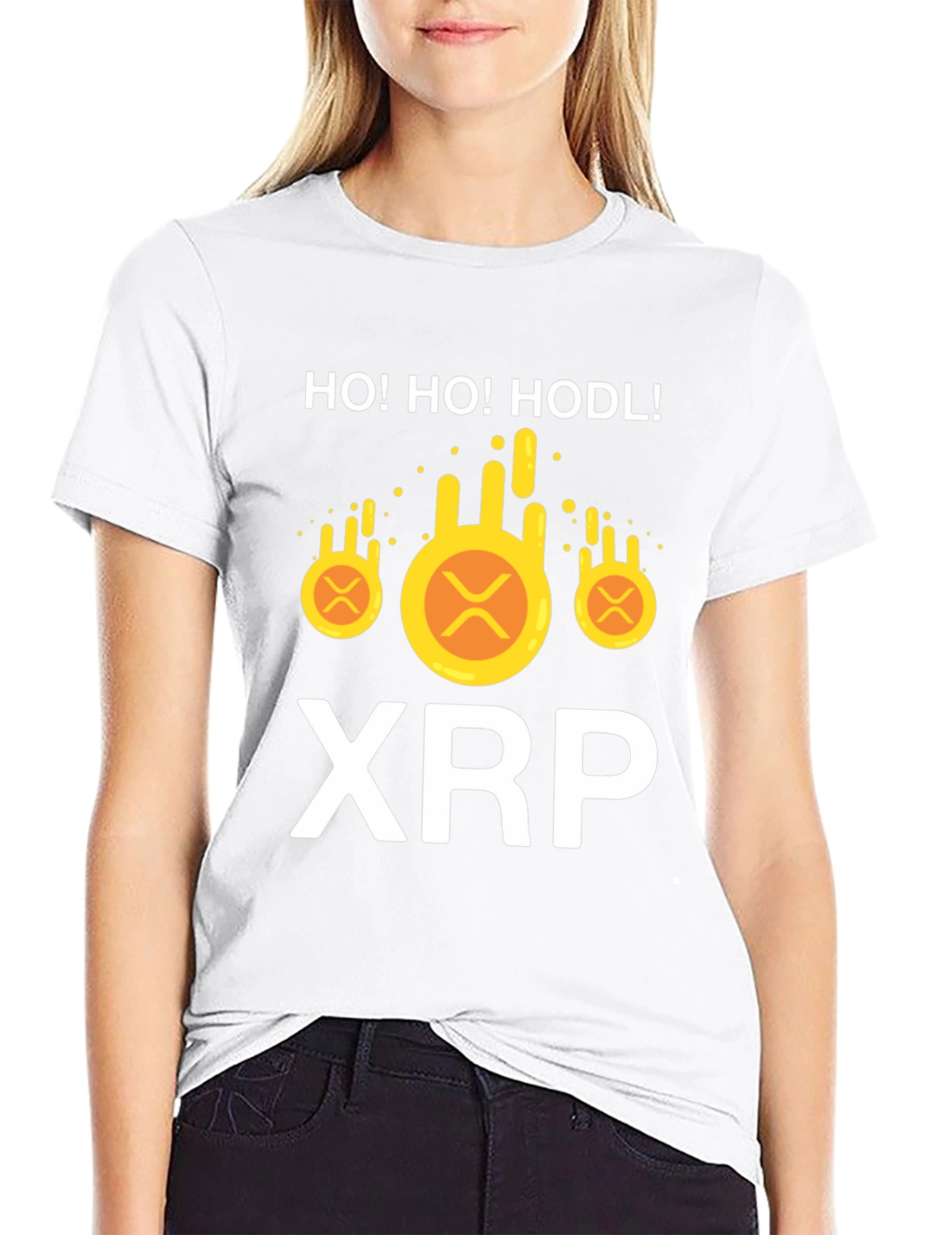 HO! HO! HODL! XRP Crypto Christmas T-Shirt