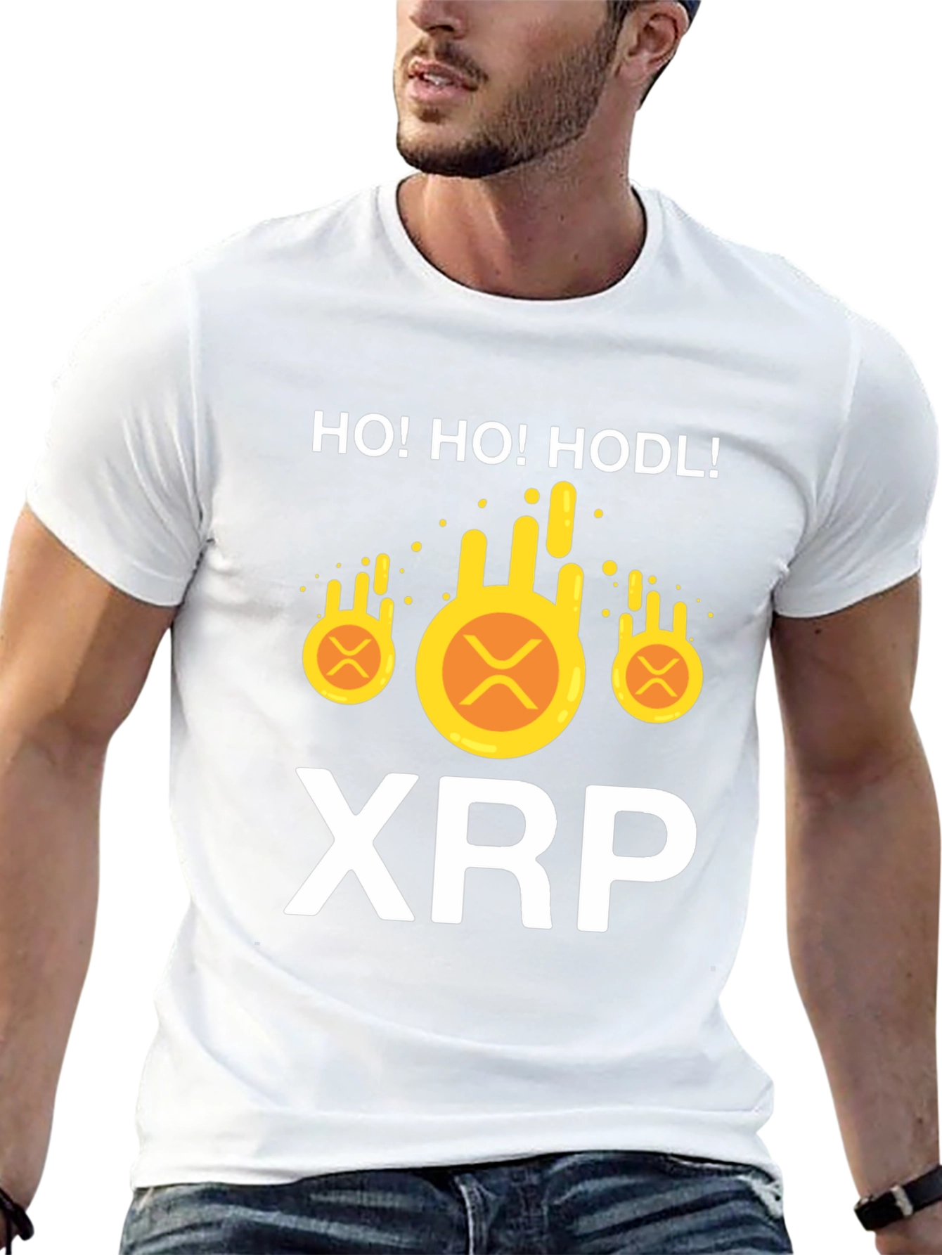 HO! HO! HODL! XRP Crypto Christmas T-Shirt