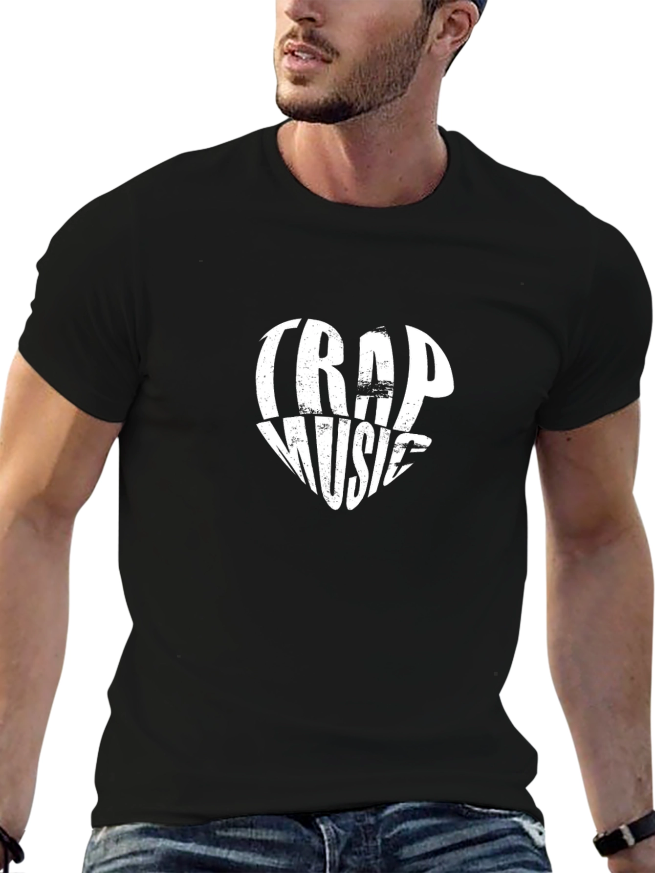 Trap Music Black T-Shirt - Stylish & Comfortable