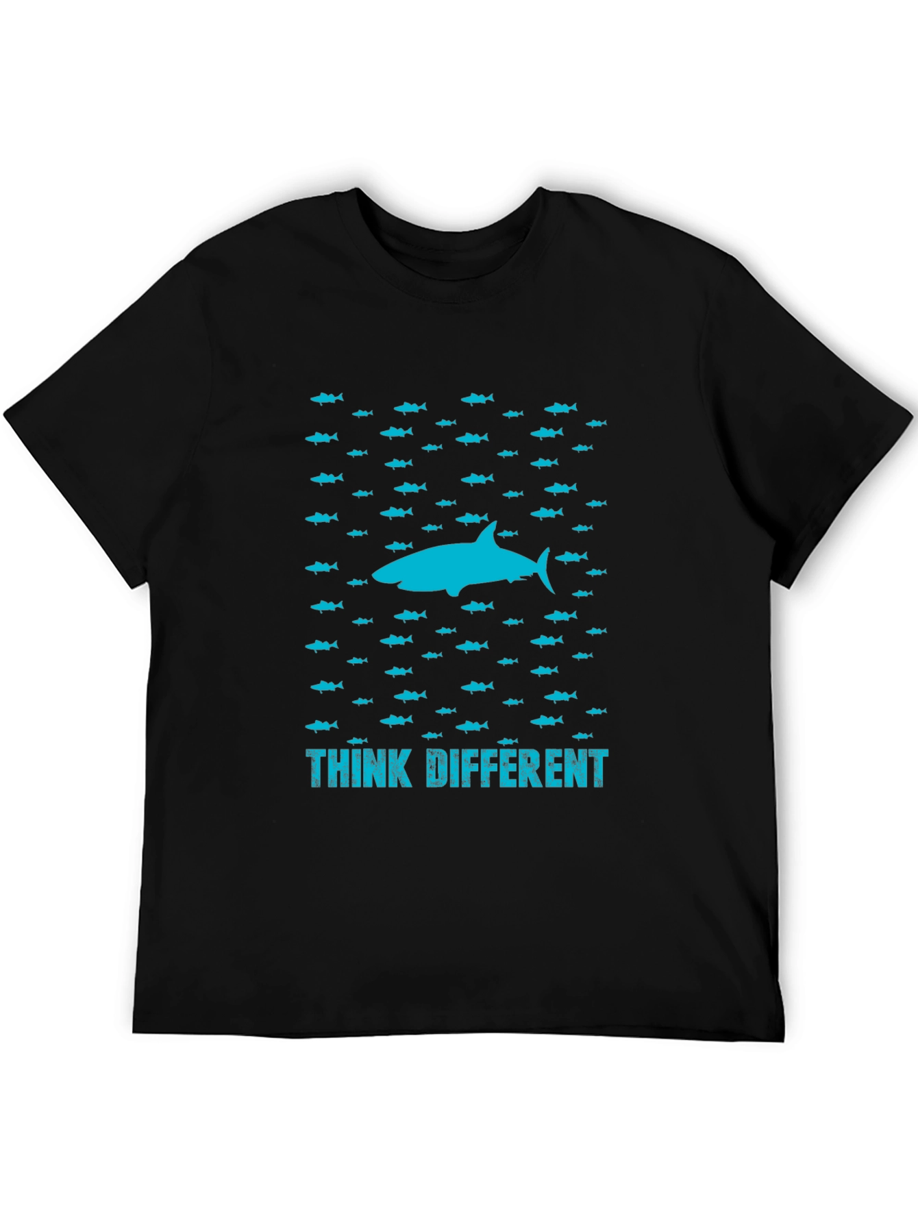Think Different Shark Graphic T-Shirt