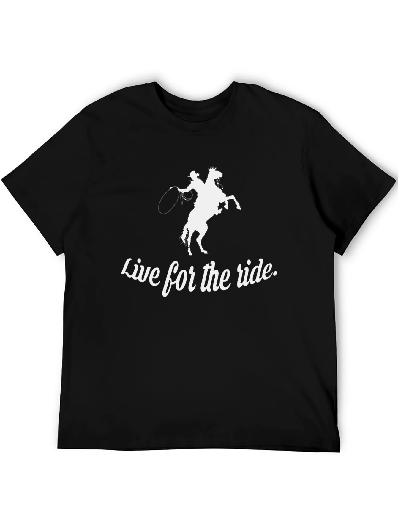 Live for the Ride Black Graphic Tee