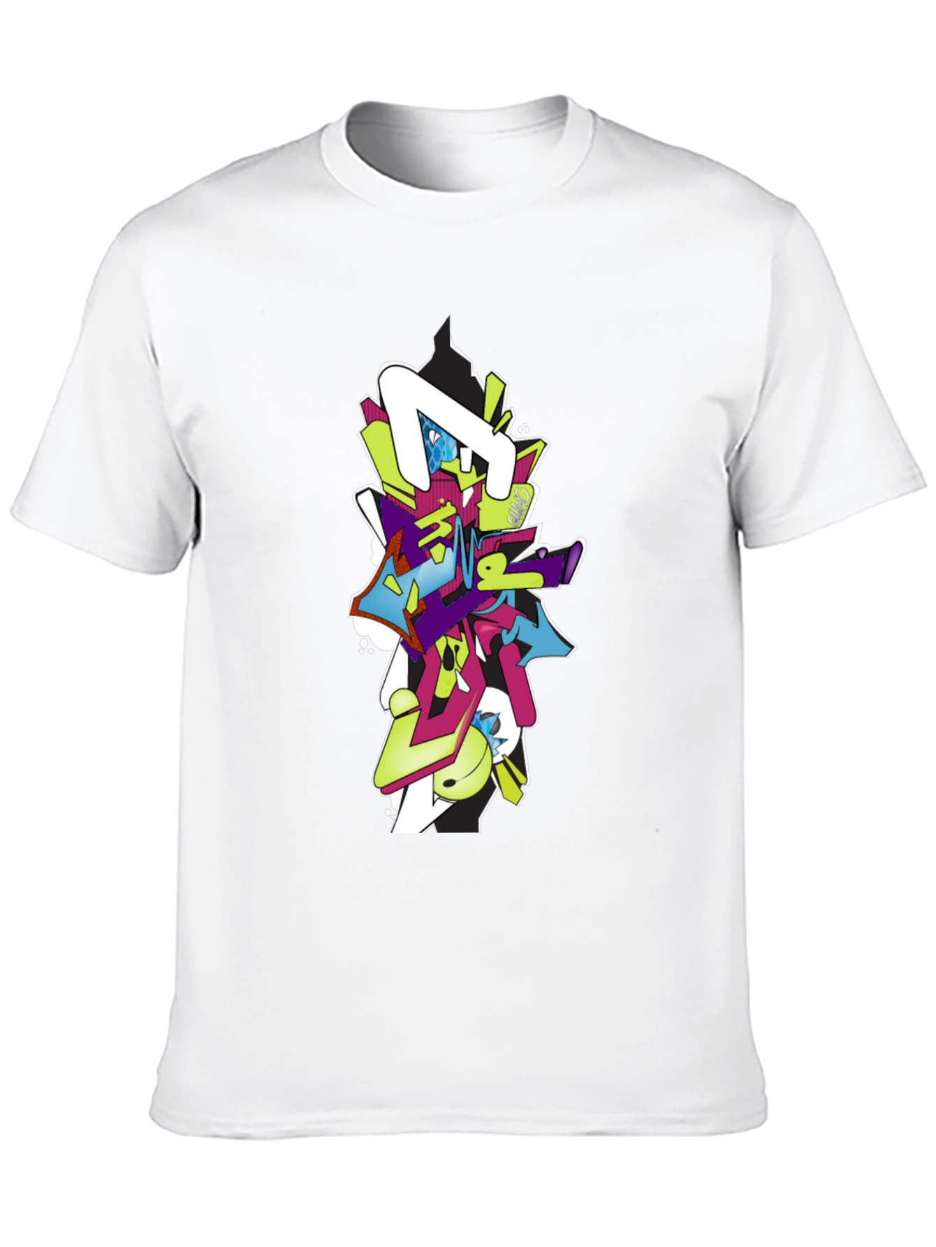 Graffiti Style Graphic Tee - Modern Streetwear