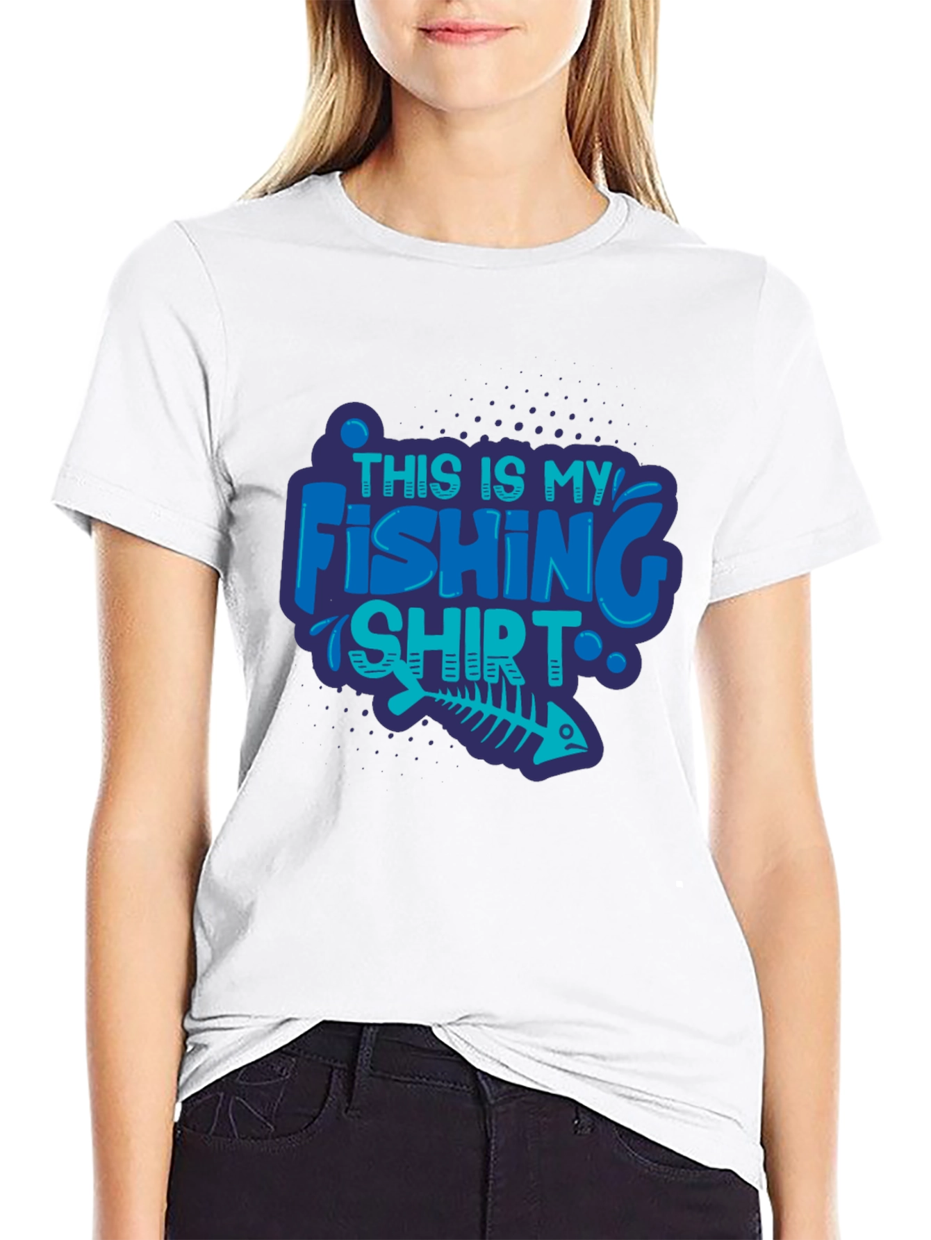 Fishing Shirt - Mens Black Tee