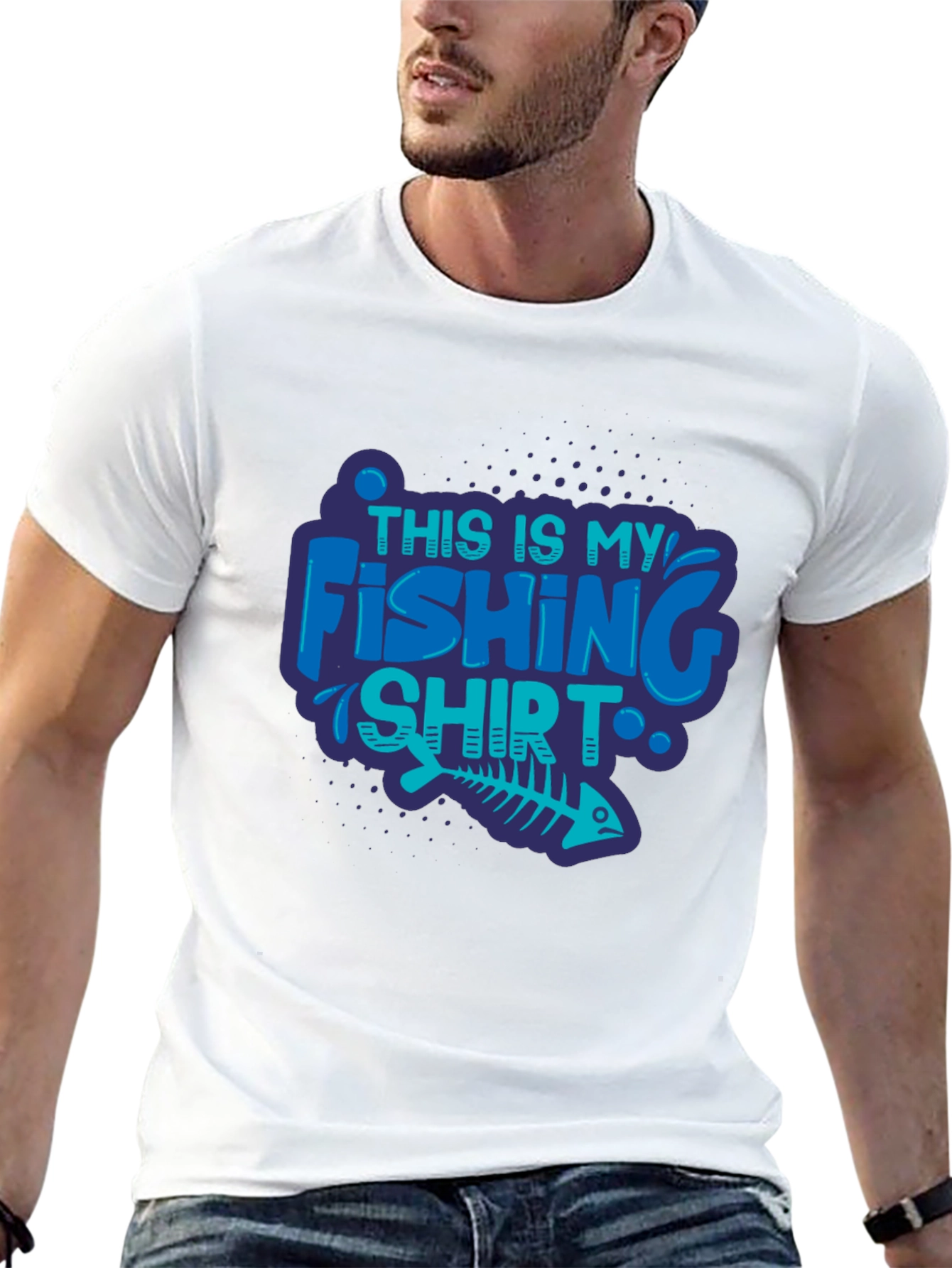 Fishing Shirt - Mens Black Tee