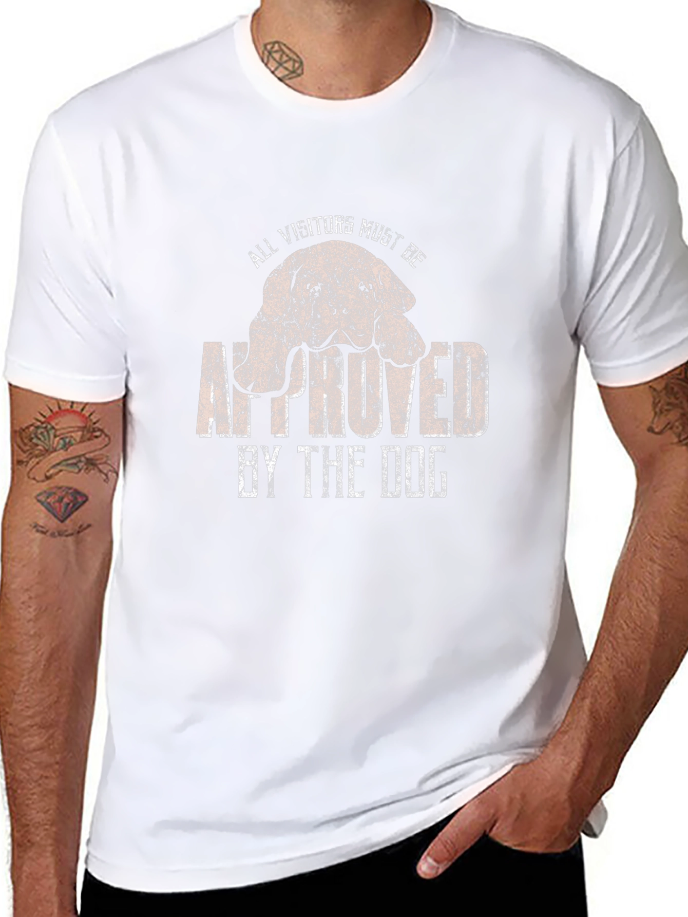 Dog Approved Graphic Tee - Funny Dog Lover T-Shirt