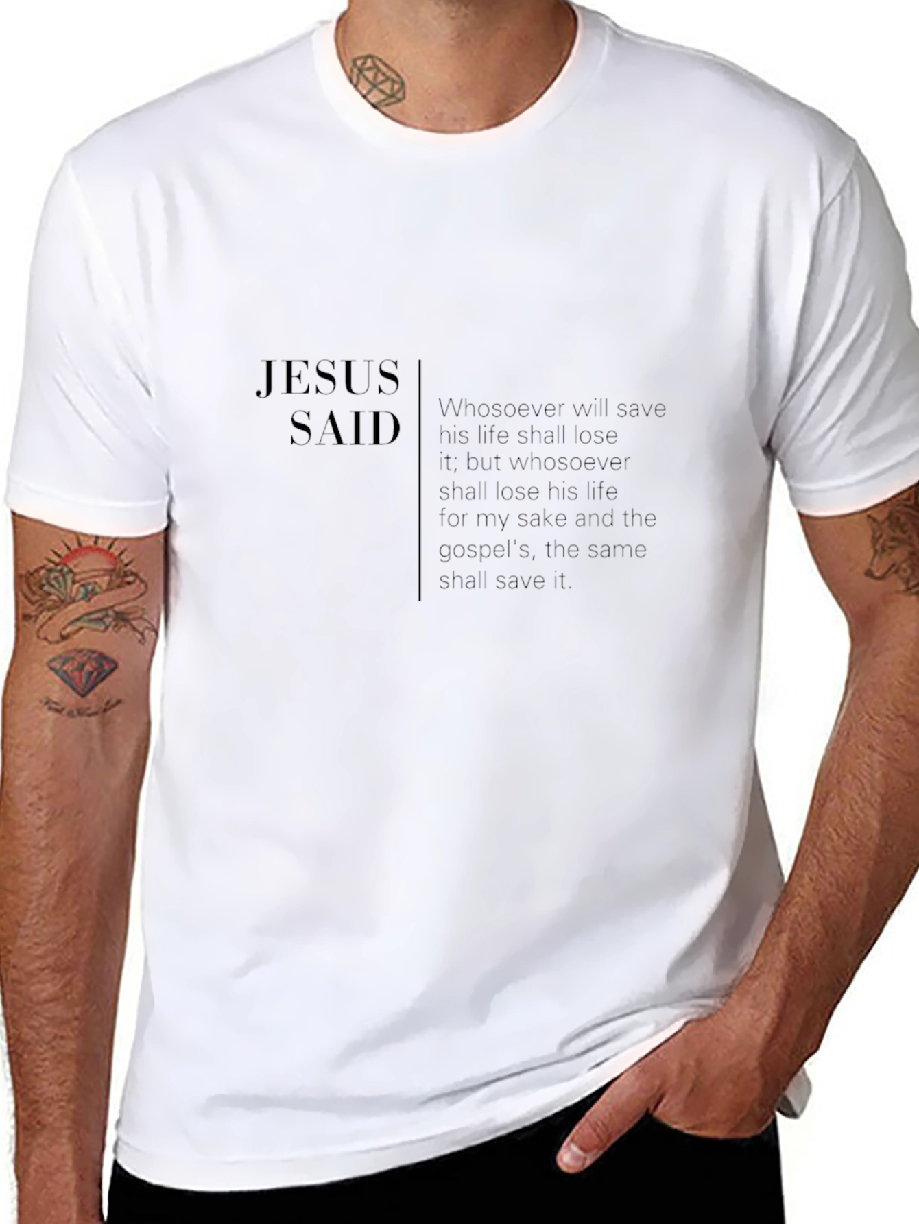 Jesus Said Graphic Tee