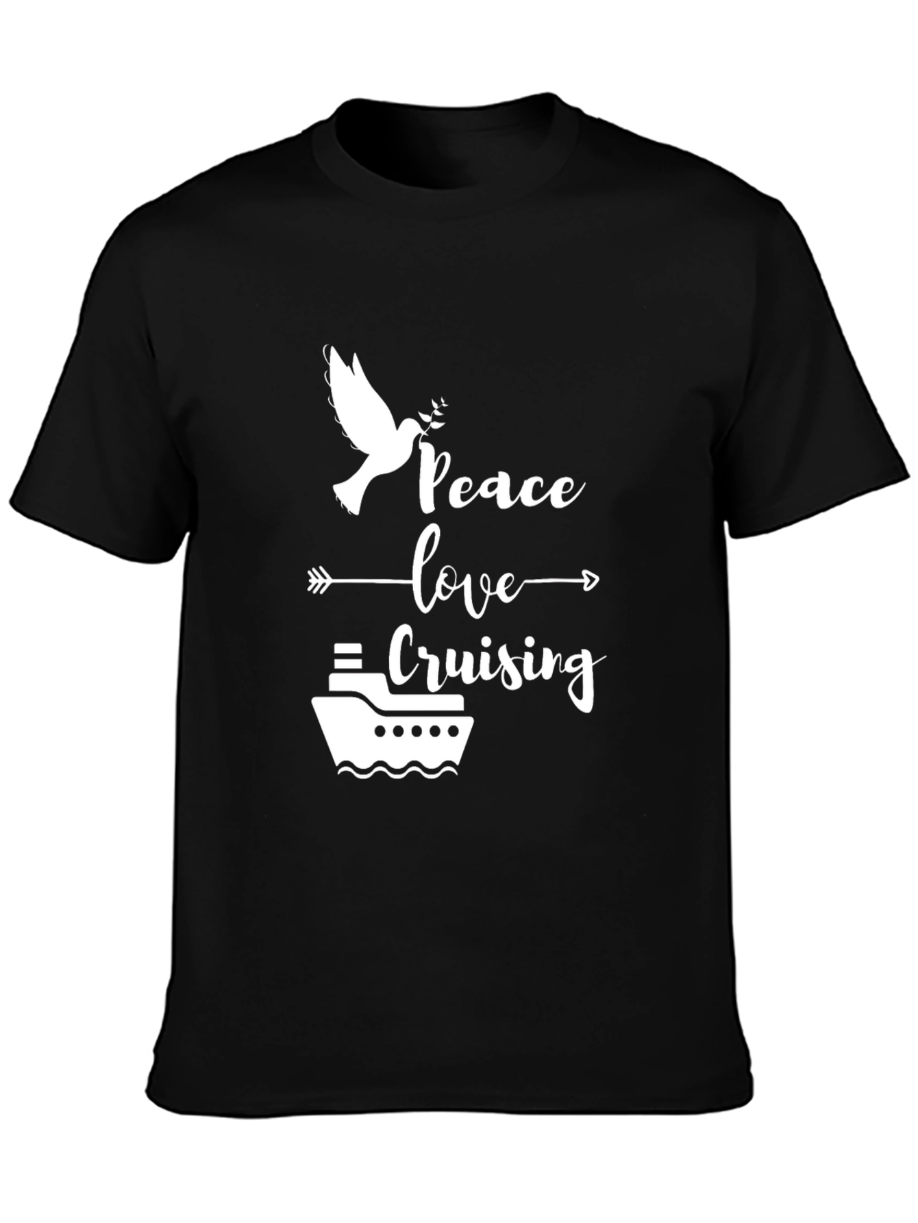 Peace Love Cruising T-Shirt - Cruise Vacation Tee